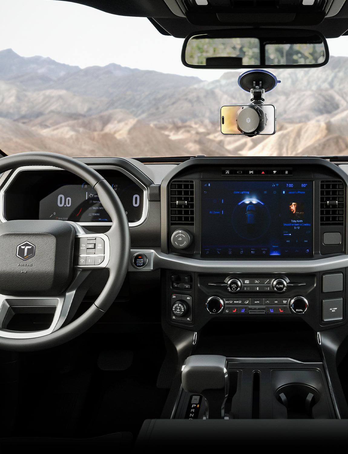 ToughTested MAGTOUGH "MAMMOTH" WINDSHIELD MOUNT