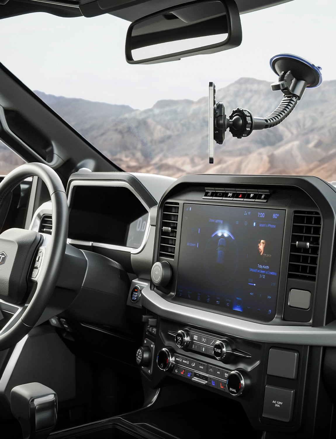 ToughTested MAGTOUGH "MAMMOTH" WINDSHIELD MOUNT