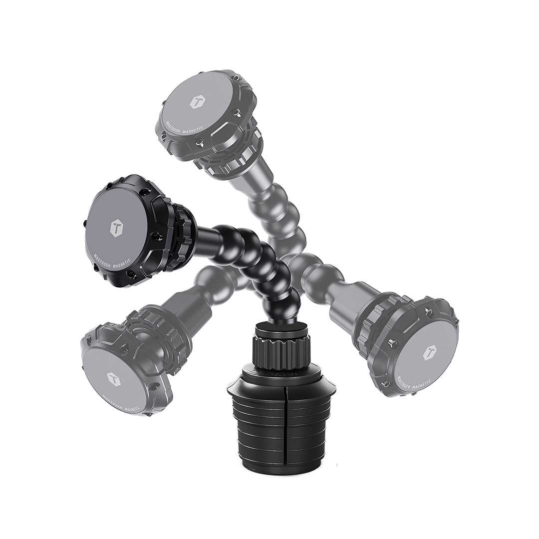ToughTested Python MagTough Cup Holder Mount – Ultra-Flexible Magnetic Phone Mount