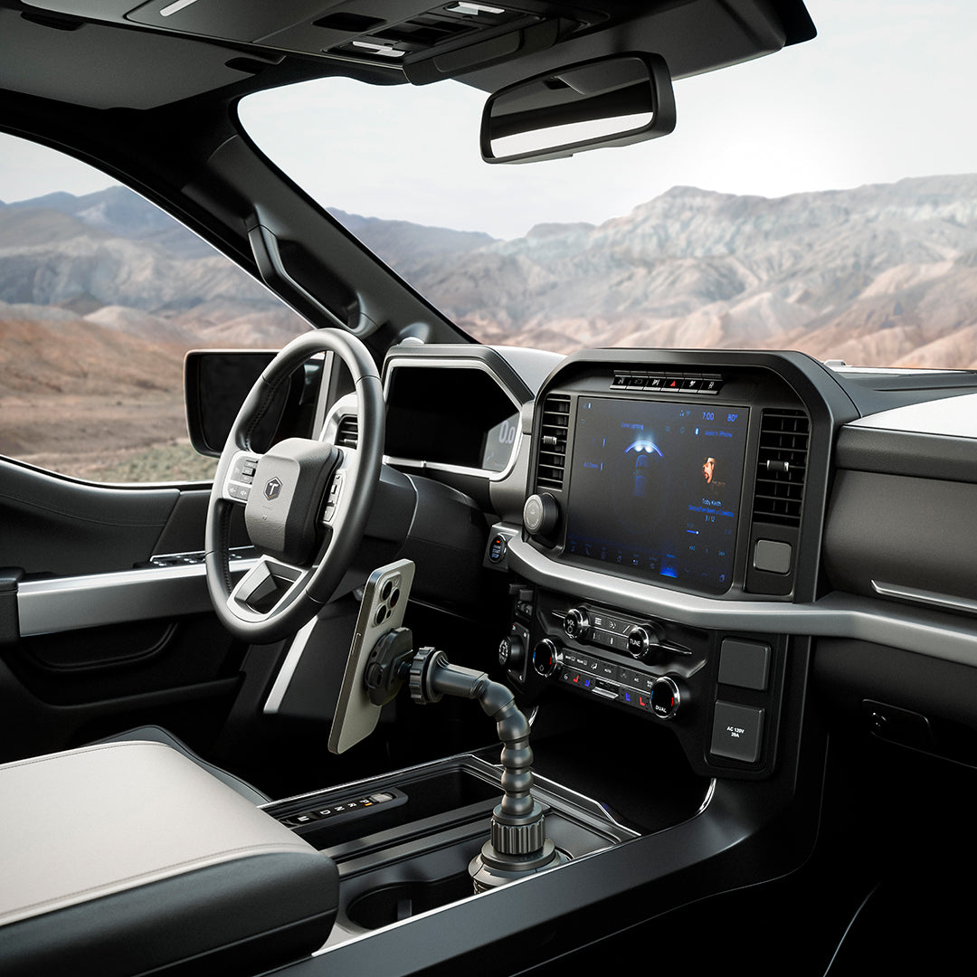 ToughTested Python MagTough Cup Holder Mount – Ultra-Flexible Magnetic Phone Mount