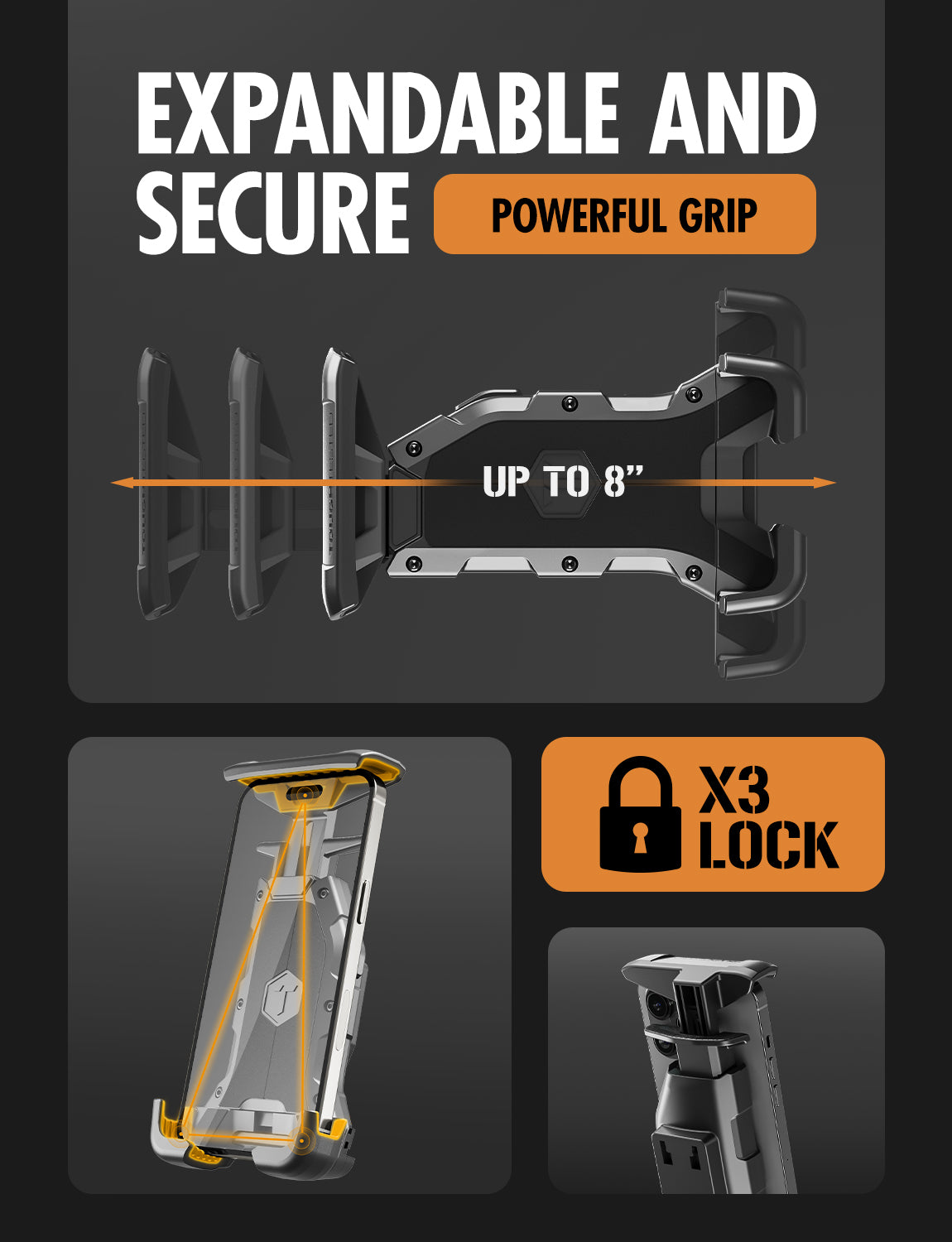 ToughTested Talon Pivot Mammoth Mount – Heavy-Duty Suction Cup Phone & Tablet Mount