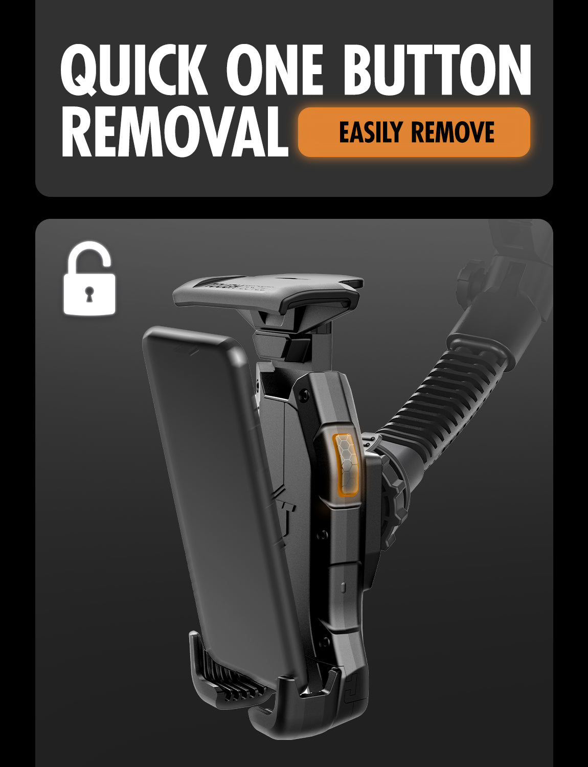 ToughTested Talon Pivot Mammoth Mount – Heavy-Duty Suction Cup Phone & Tablet Mount