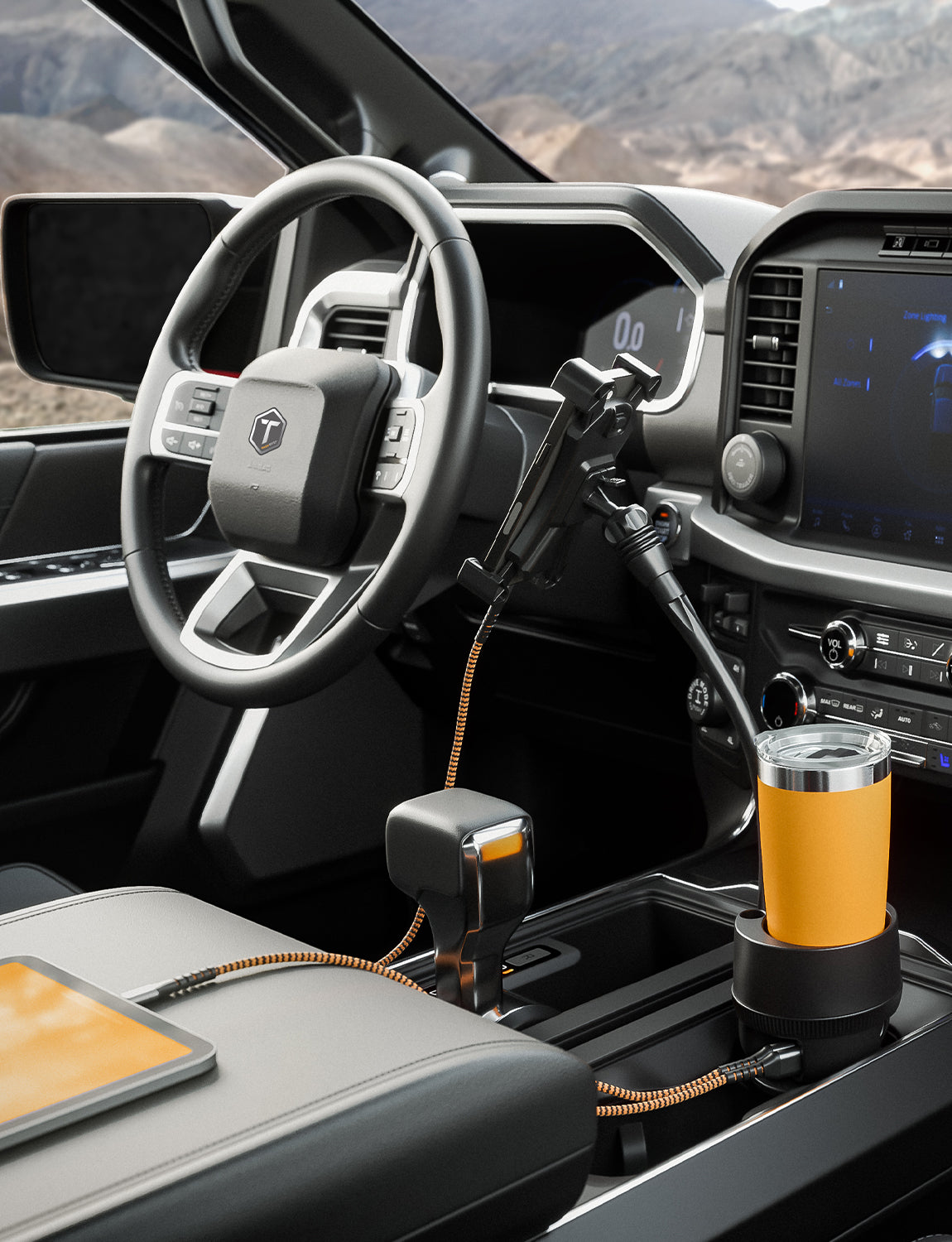 ToughTested Power Cup XL Bottle Holder & Phone Mount