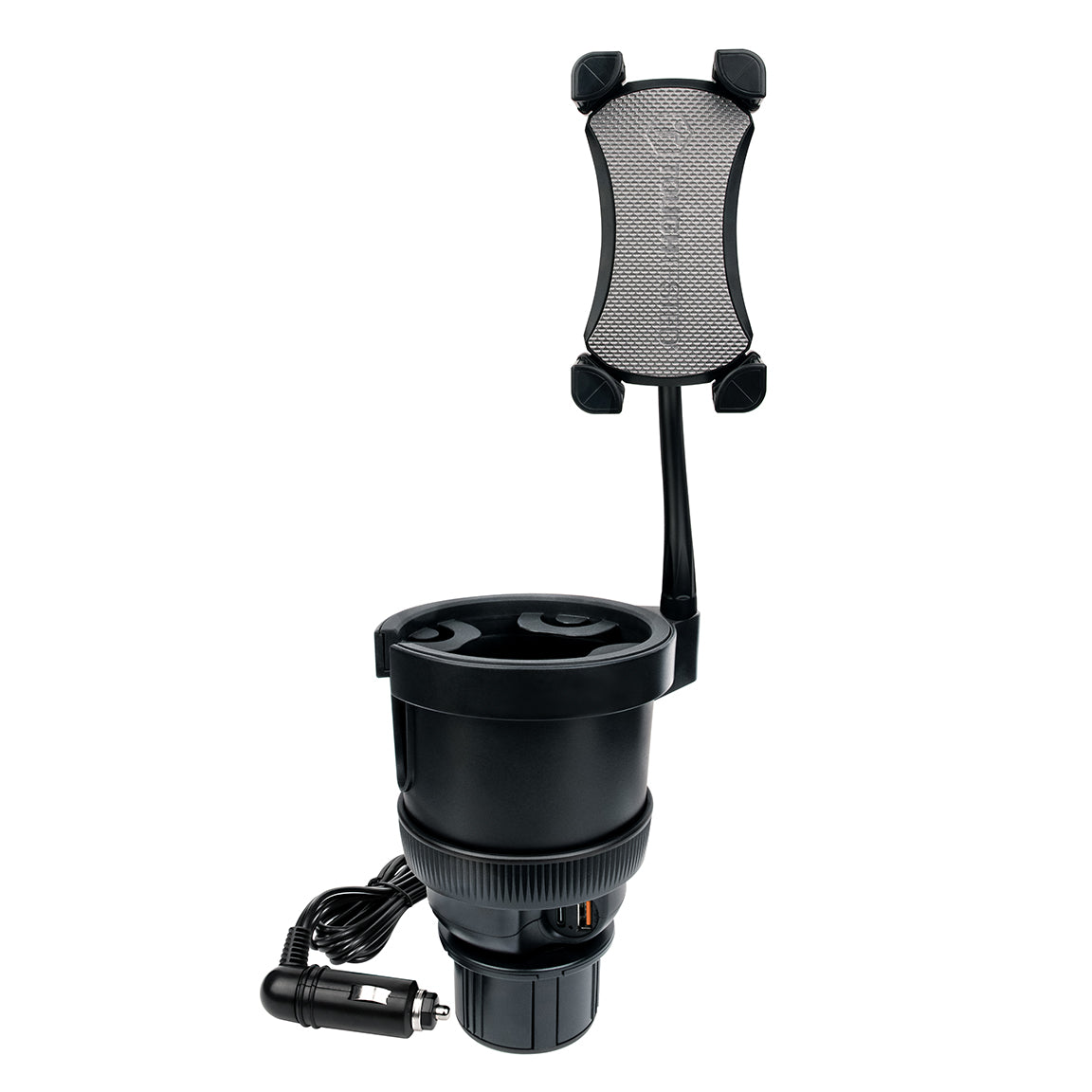 ToughTested Tough & Thirsty PowerCup XL - Cupholder and Phone Mount, XL Stanley Cup Holder (Black)