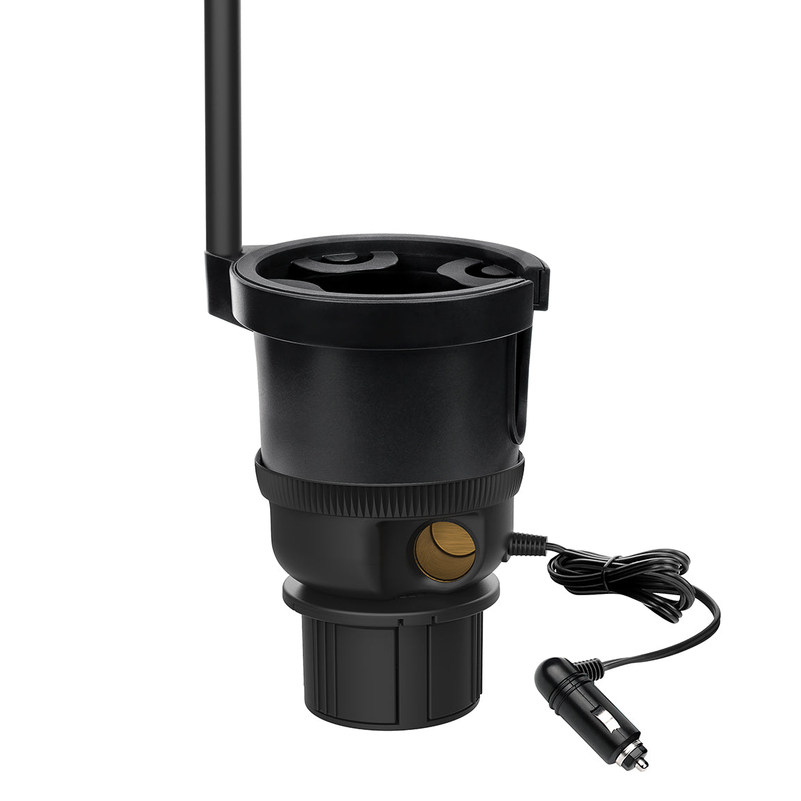 ToughTested Tough & Thirsty PowerCup XL - Cupholder and Phone Mount, XL Stanley Cup Holder (Black)