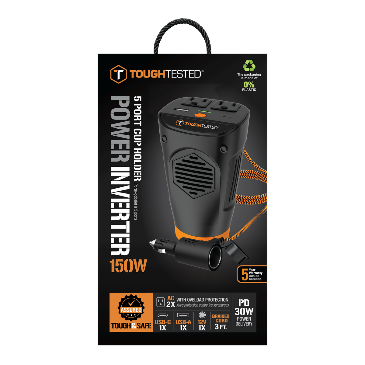 ToughTested 150W Power Inverter