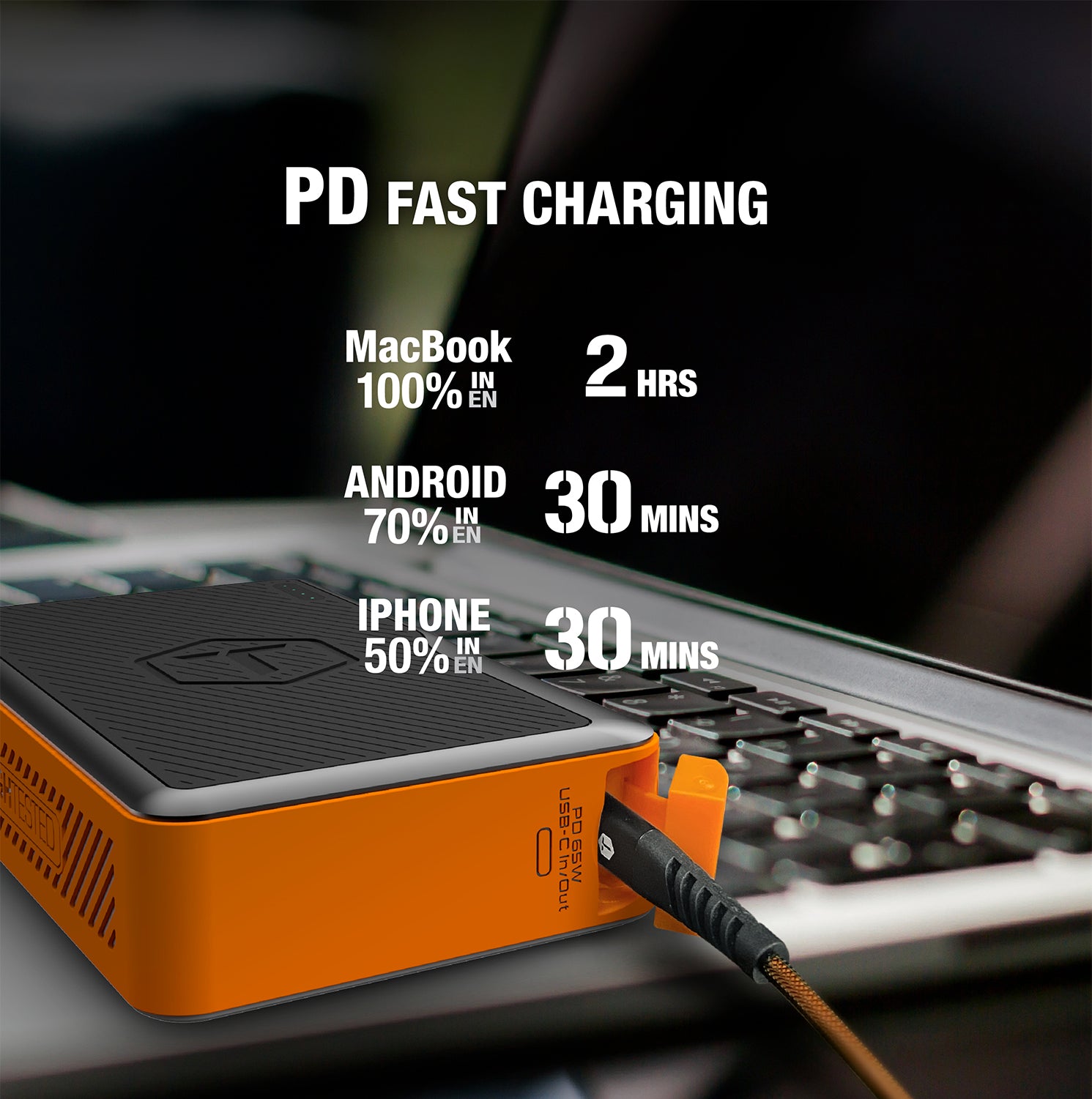 ToughTested MOAB65 40,000 mAh Rugged Portable Laptop Power pack