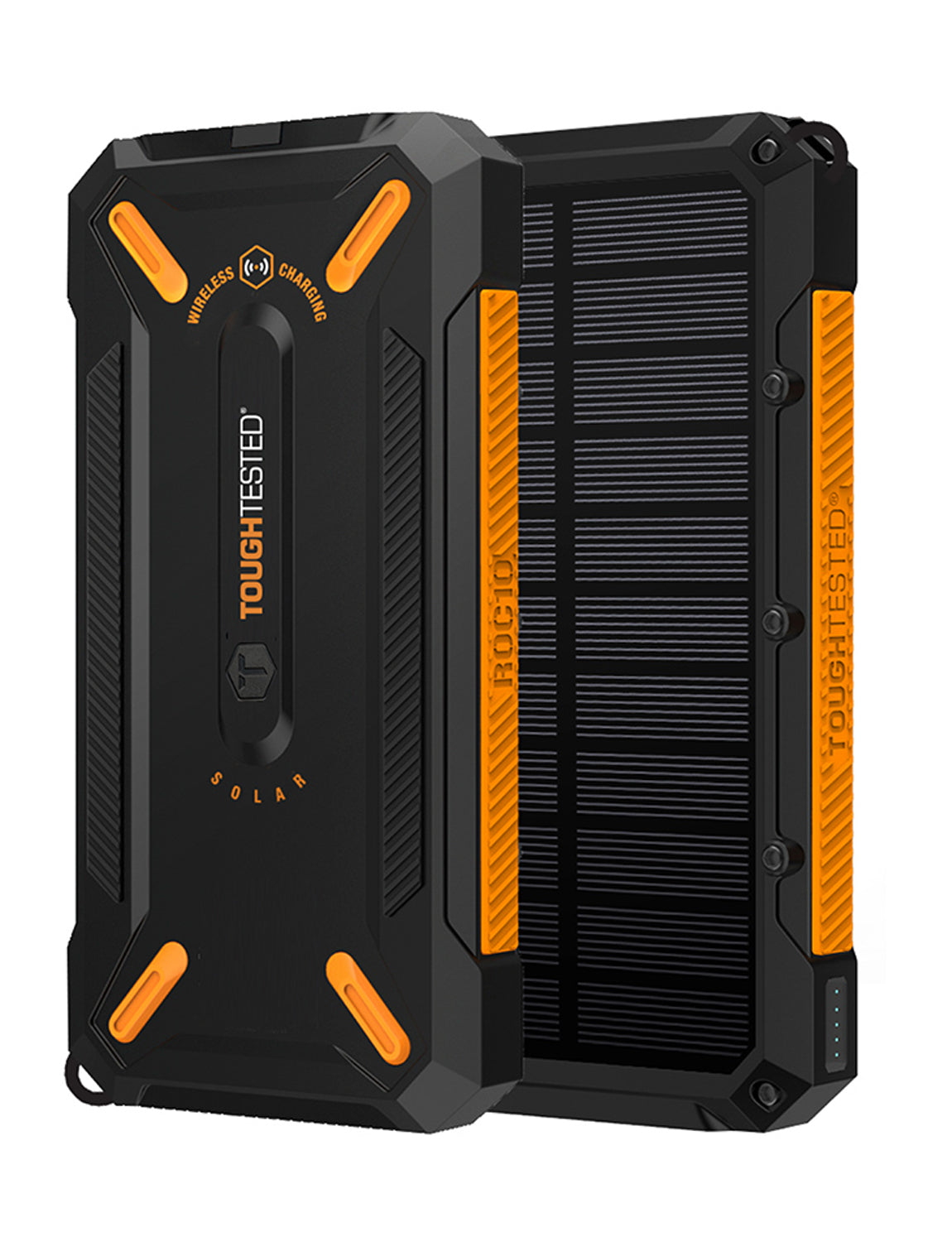 ToughTested SOLAR ROC10 10,000 mAh Powerbank with Wireless Charging & PD Fast Charging