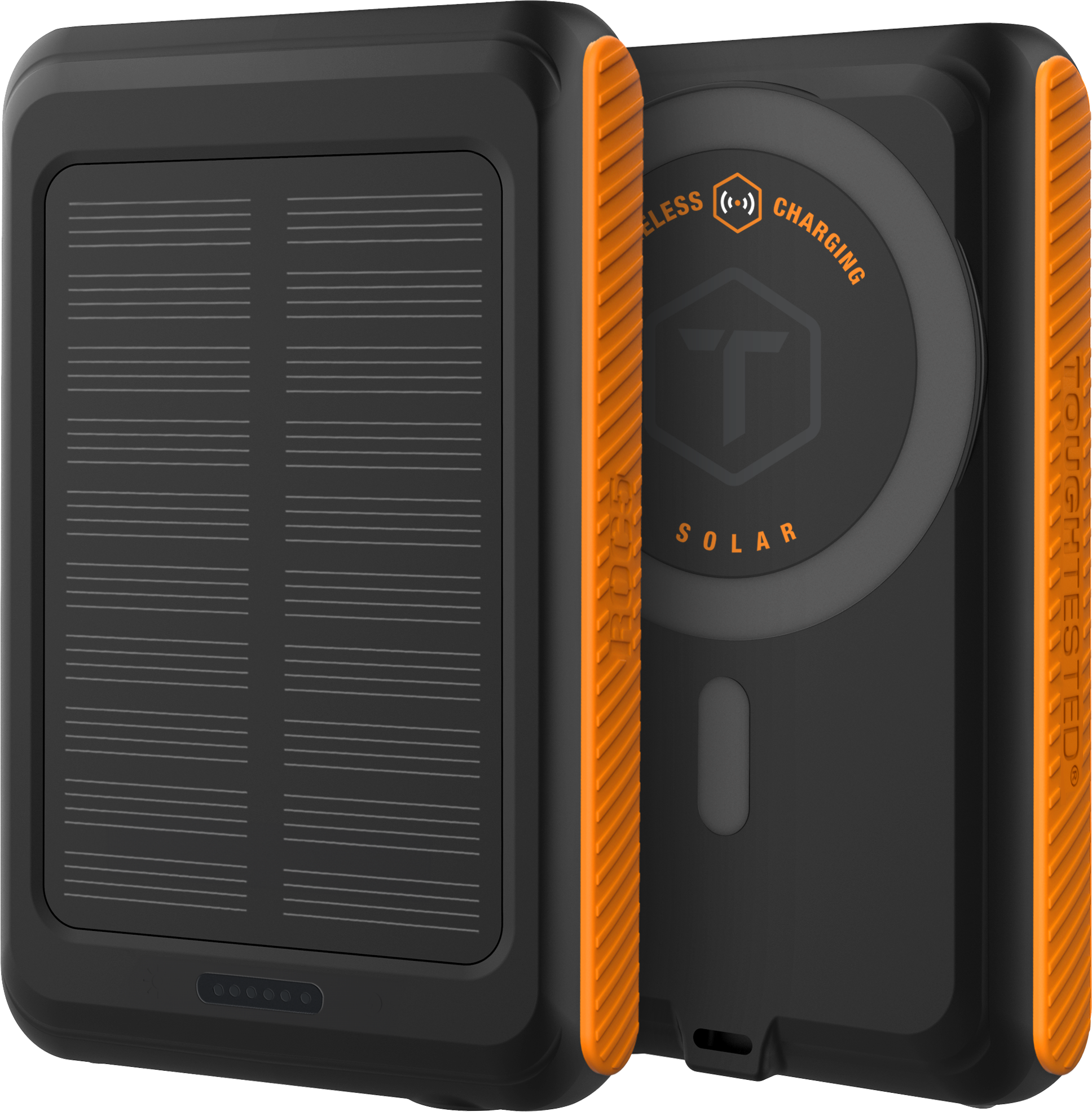 Solar Power Bank With Wireless Charging BAVIN Y-PC1117 10000mAh