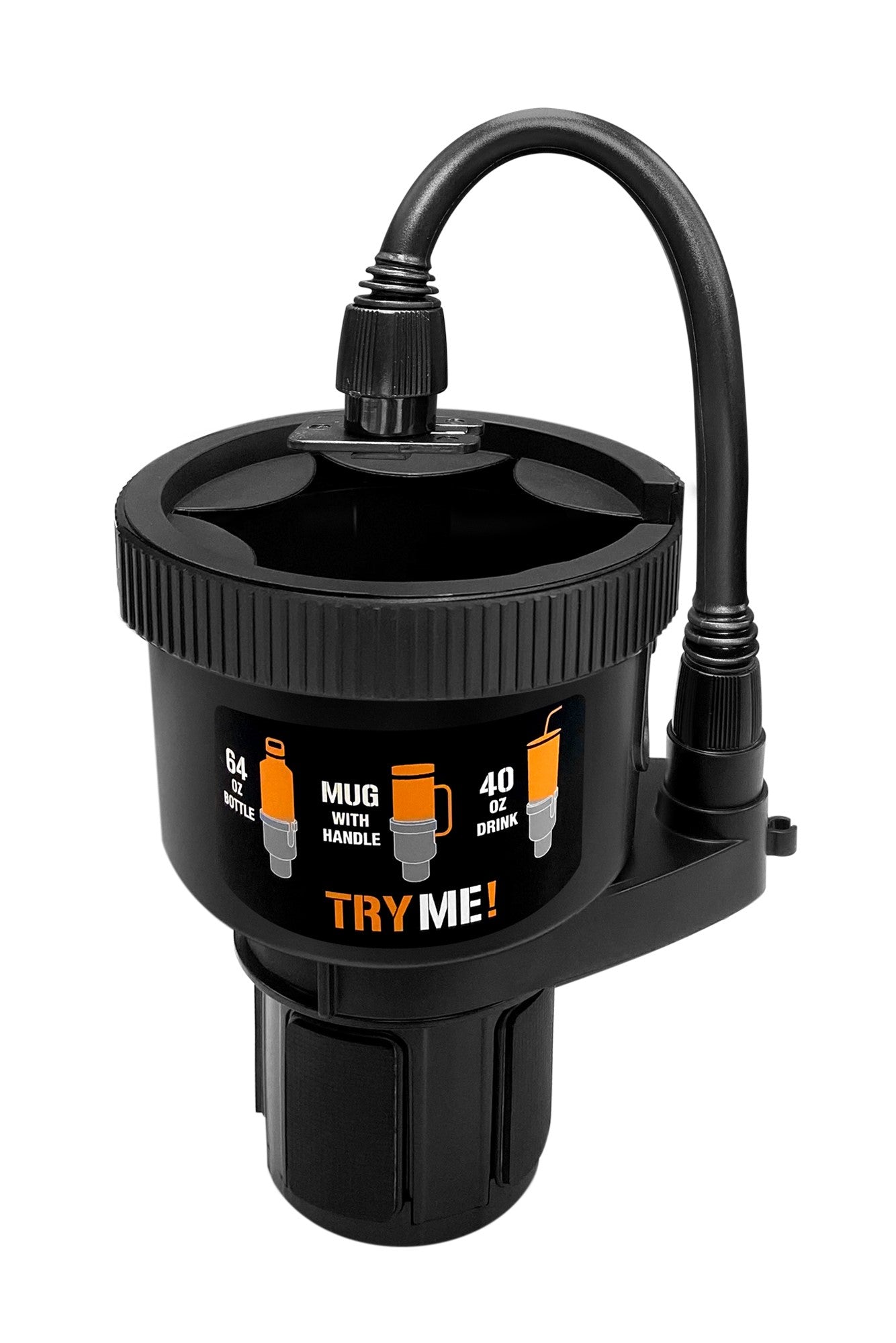 ToughTested Replacement Cup Holder Base – TT-4SP-BCH, 2-Prong Design (Not Compatible with New 4-Prong Mount Heads)