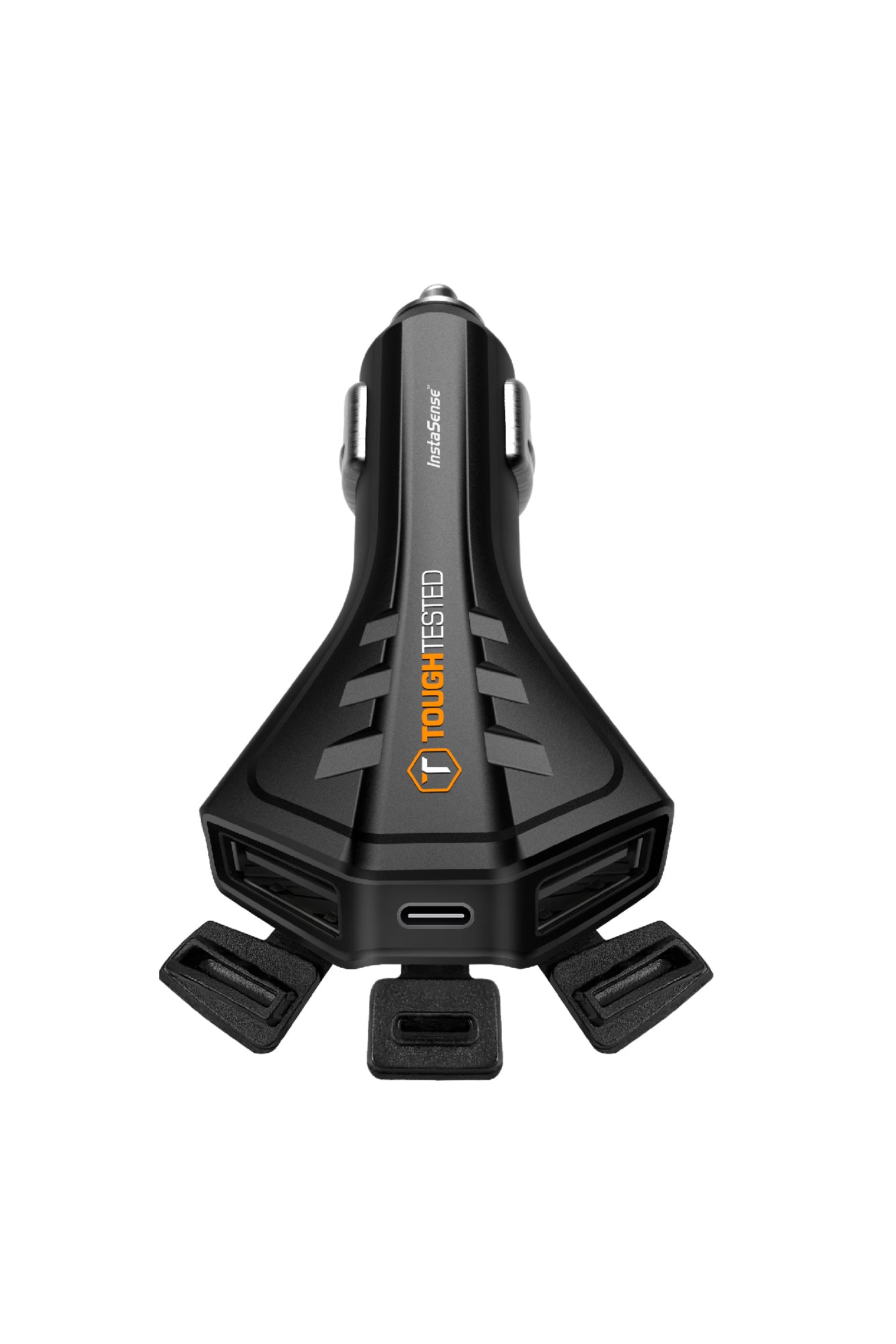 ToughTested Powershare Pro 30W 3X High Speed USB C/A Car Charger with Removable Dust Cover