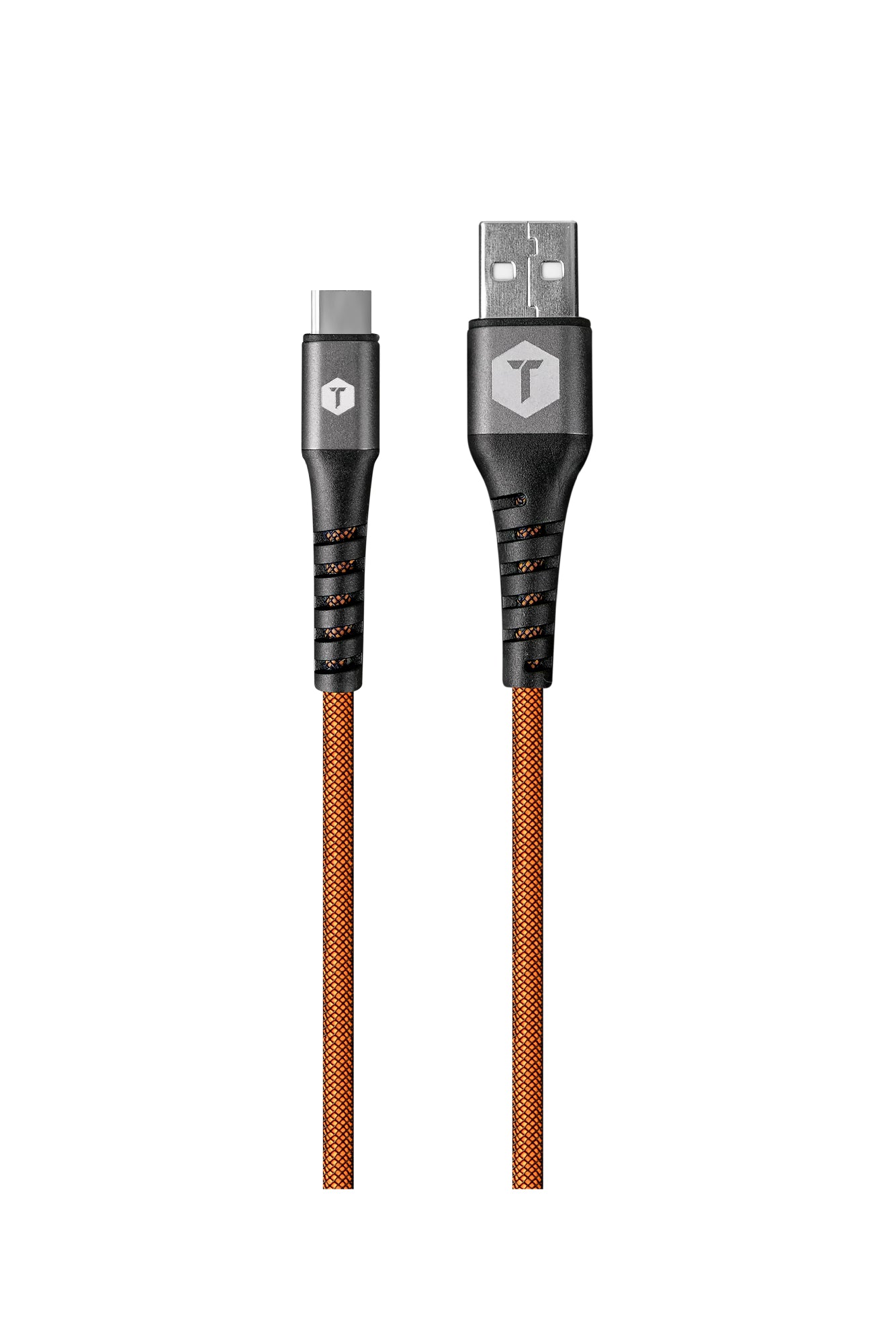 ToughTested 8 Ft. PRO Armor Weave USB-A to USB-C Cable