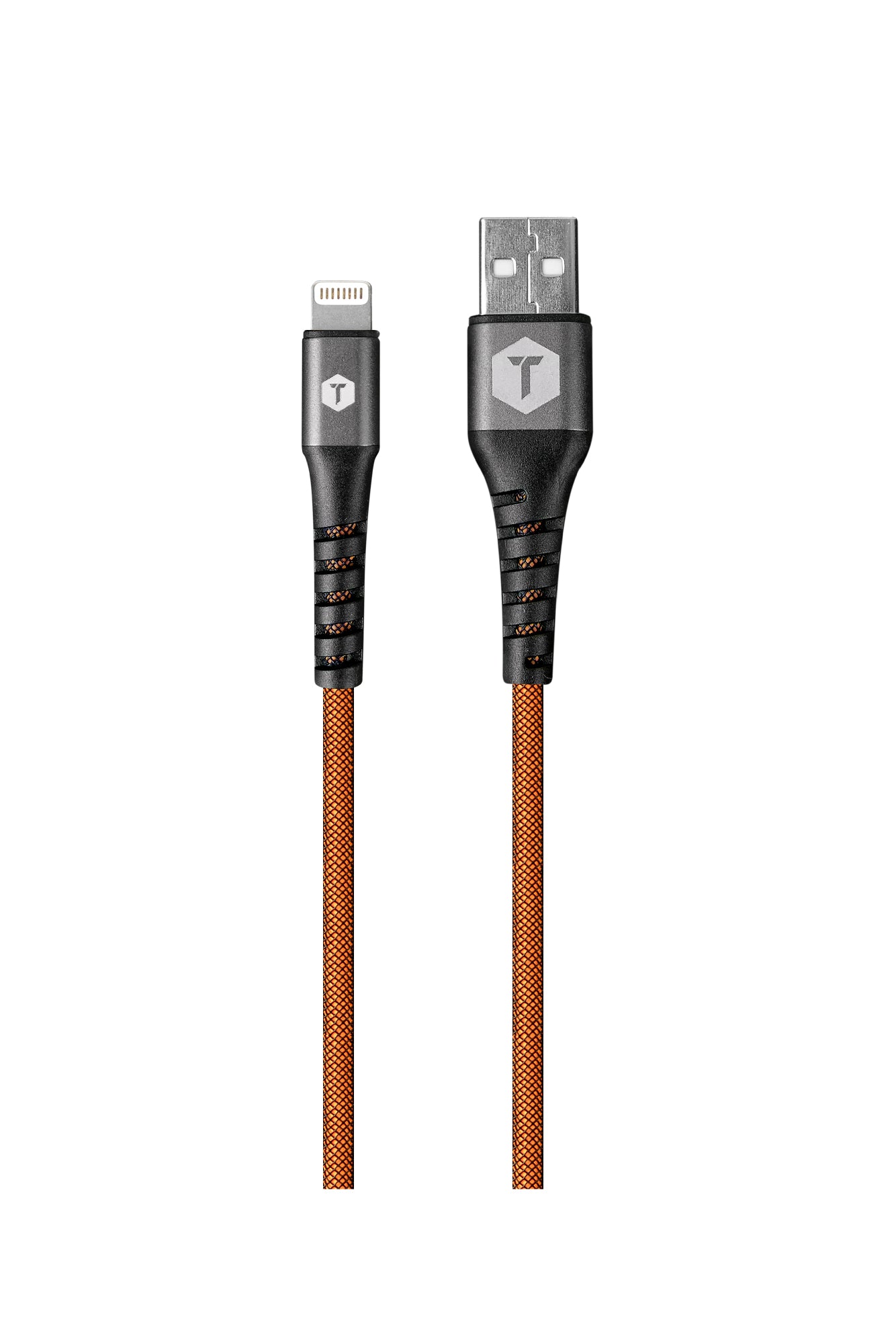 ToughTested 8 Ft. PRO Armor Weave Slim Tip USB-A to Lightning Cable