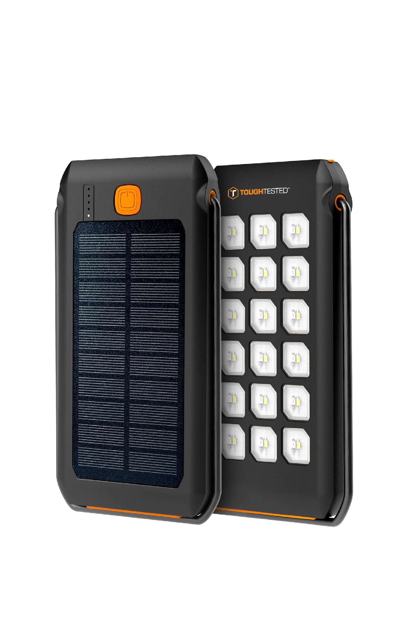 10,000 mAh Solar Charger IP44 Waterproof Rugged Power Bank