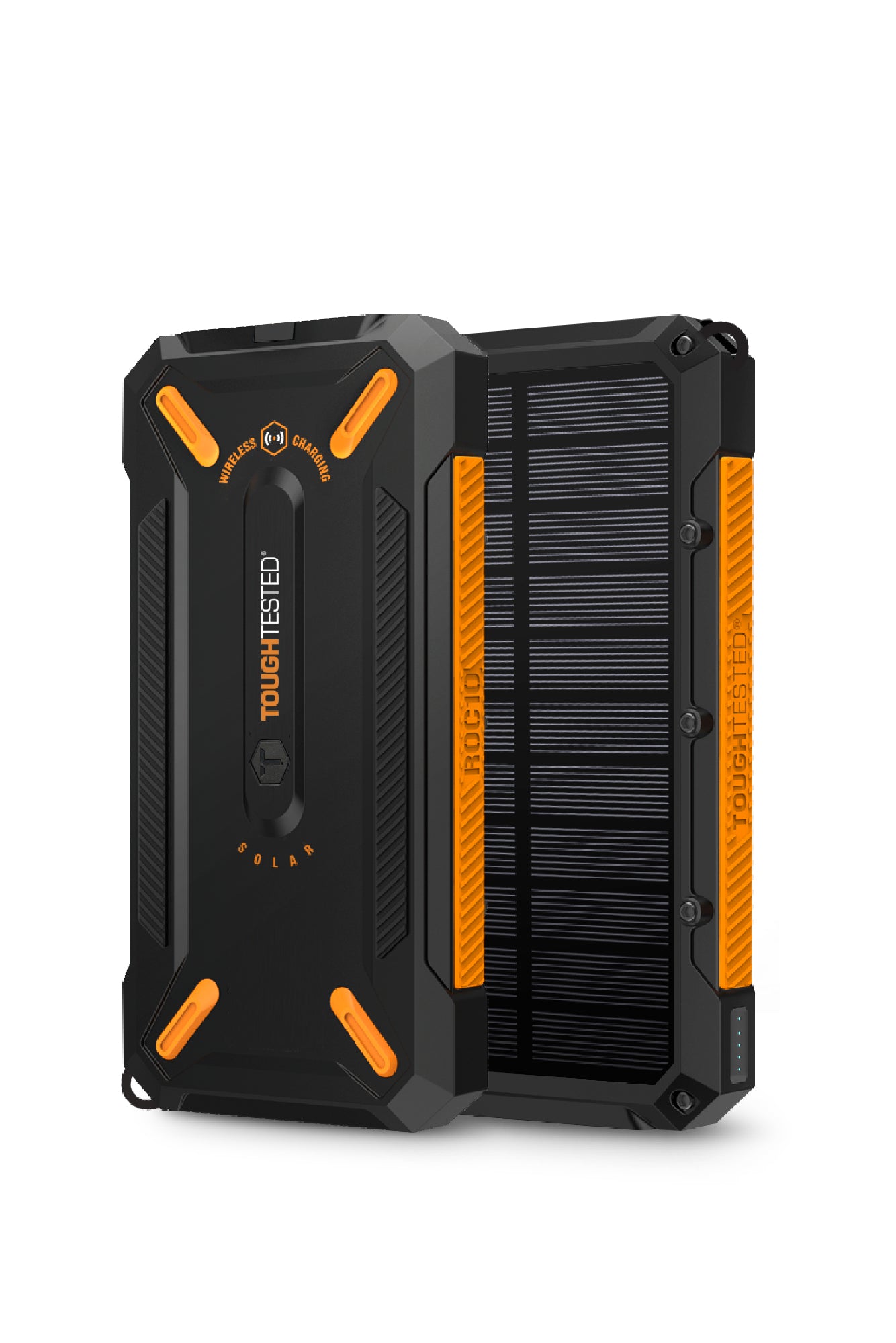 16,000 mAh Solar Charger & Wireless Portable Power Bank - ROC16