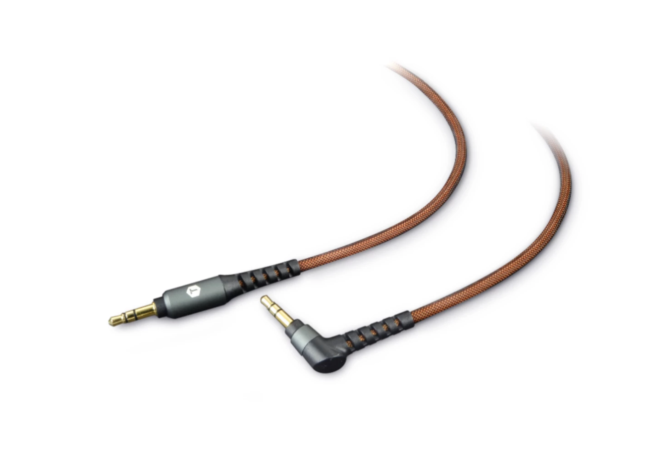 ToughTested 8 Ft. PRO Armor Weave Cable Slim Tip 3.5mm Aux Cable