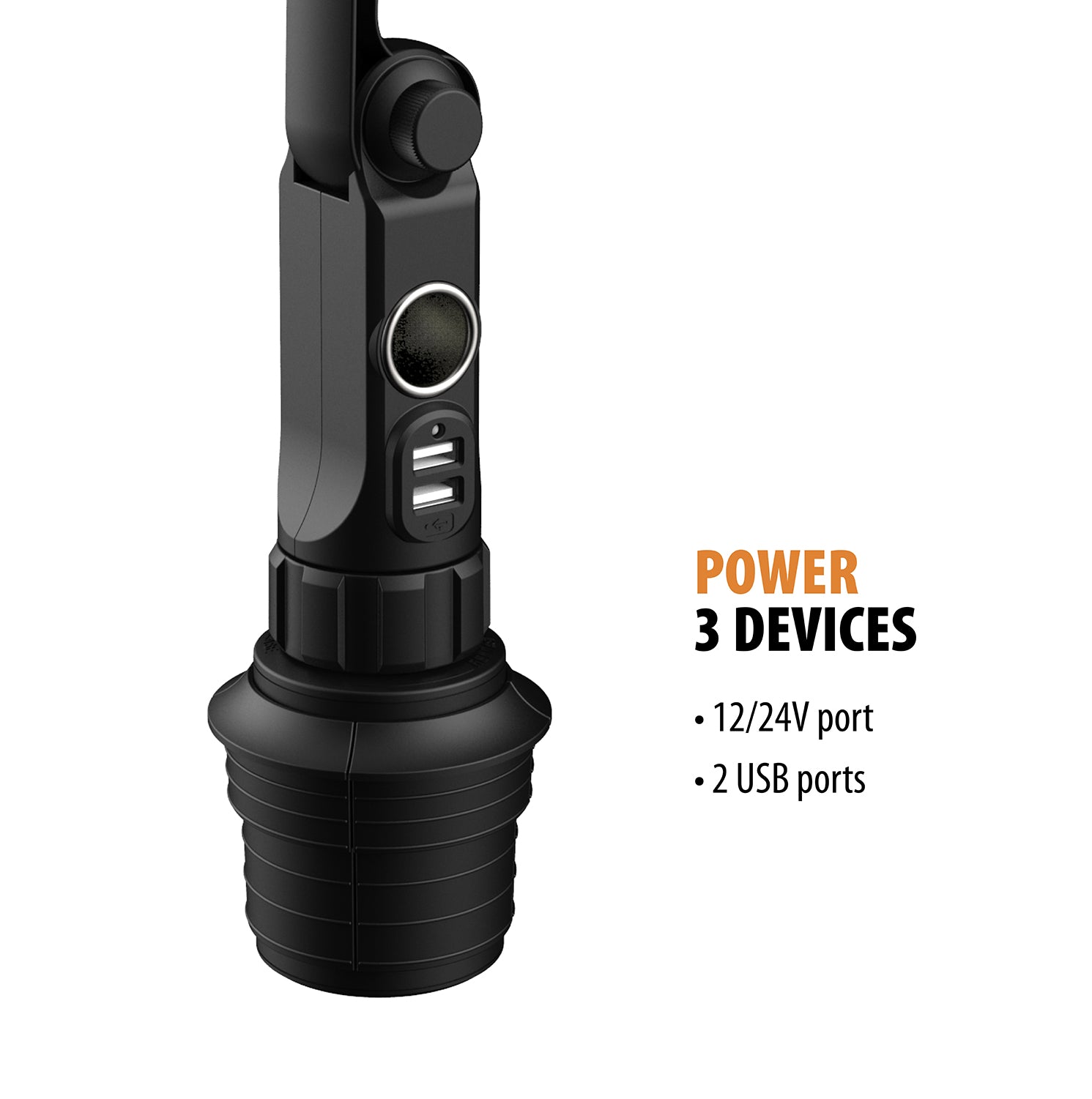 ToughTested BOOM "POWER TOWER" Heavy Duty Cup Holder Tablet Mount