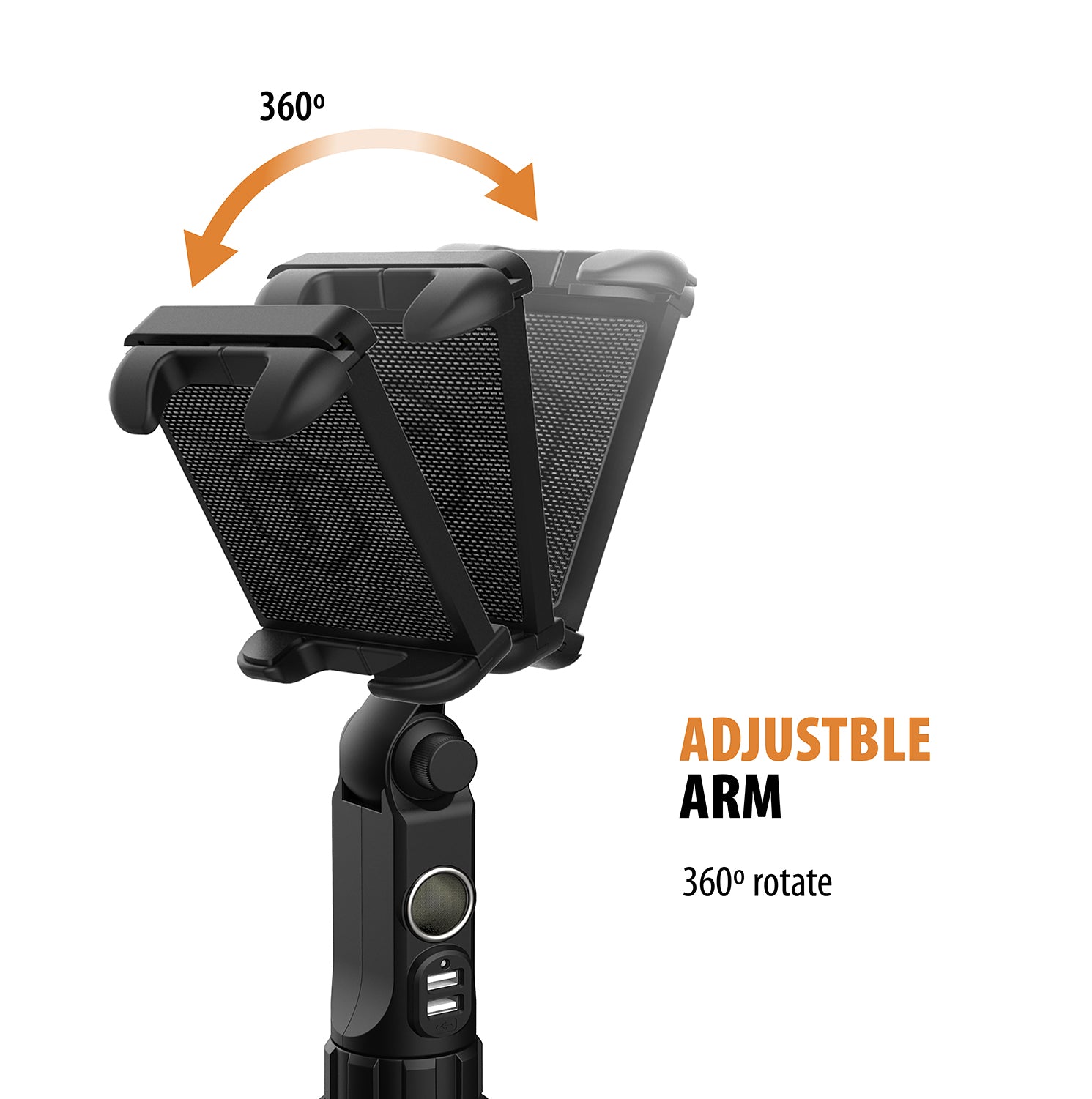 ToughTested BOOM "POWER TOWER" Heavy Duty Cup Holder Tablet Mount