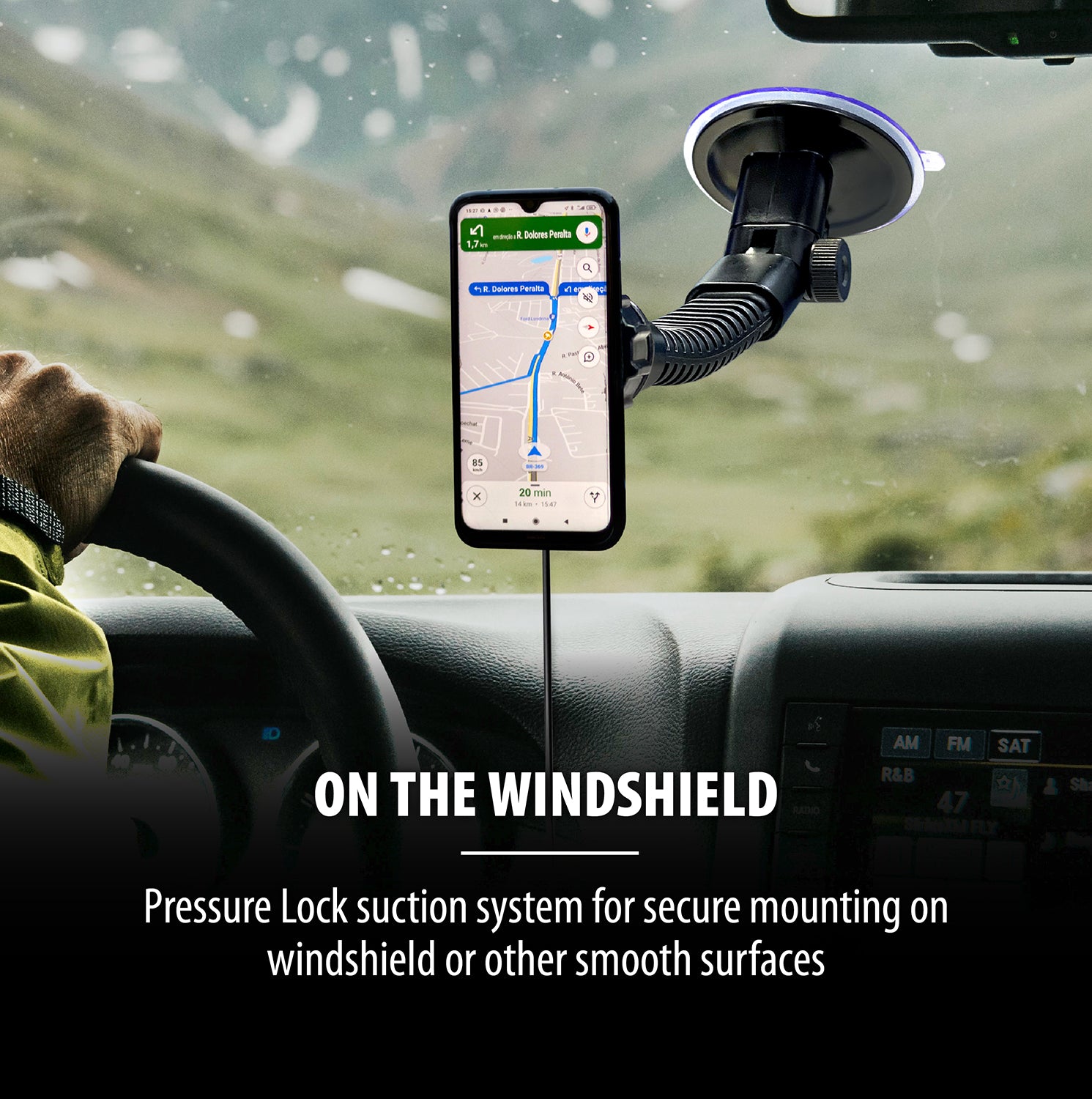 ToughTested MagTough Magnetic Wireless Charging Dash & Windshield Mount