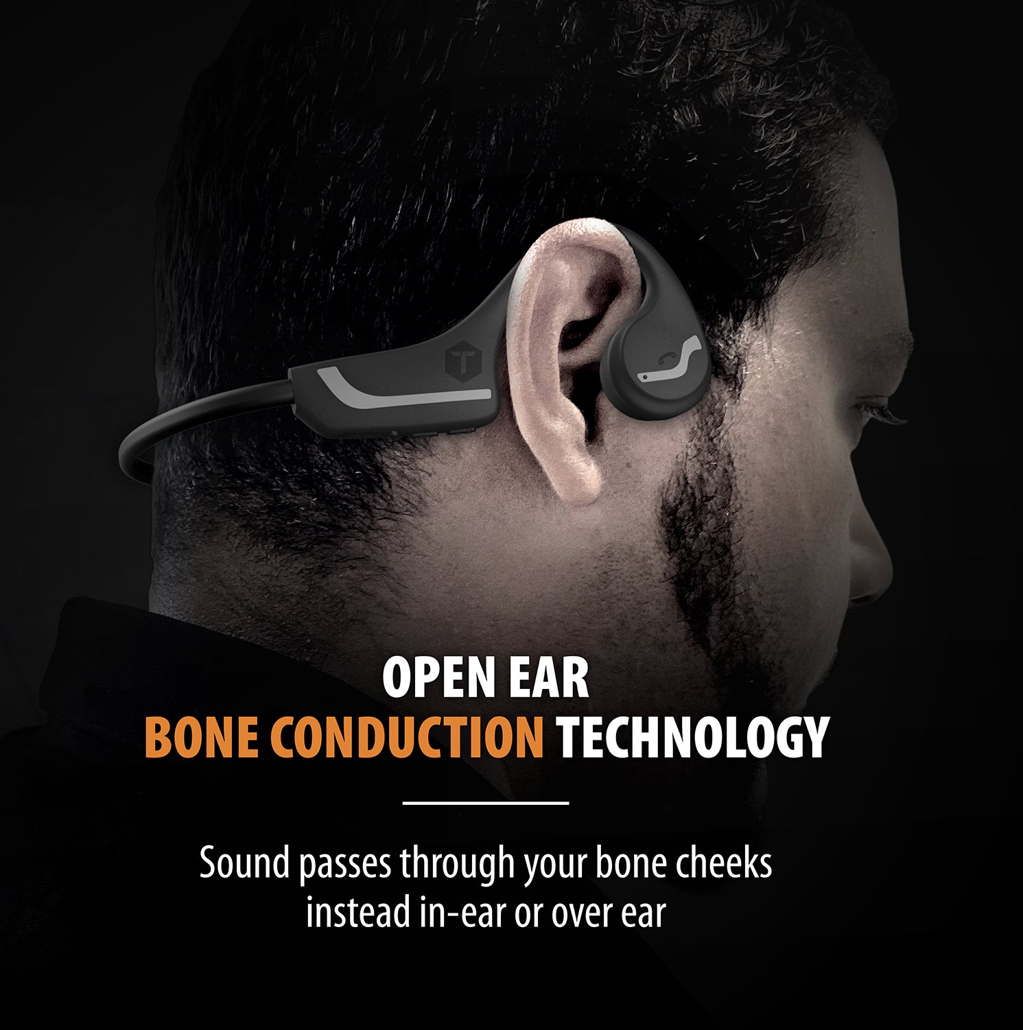 ToughTested Open Ear Audio System Bone Conduction True Wireless Earbuds