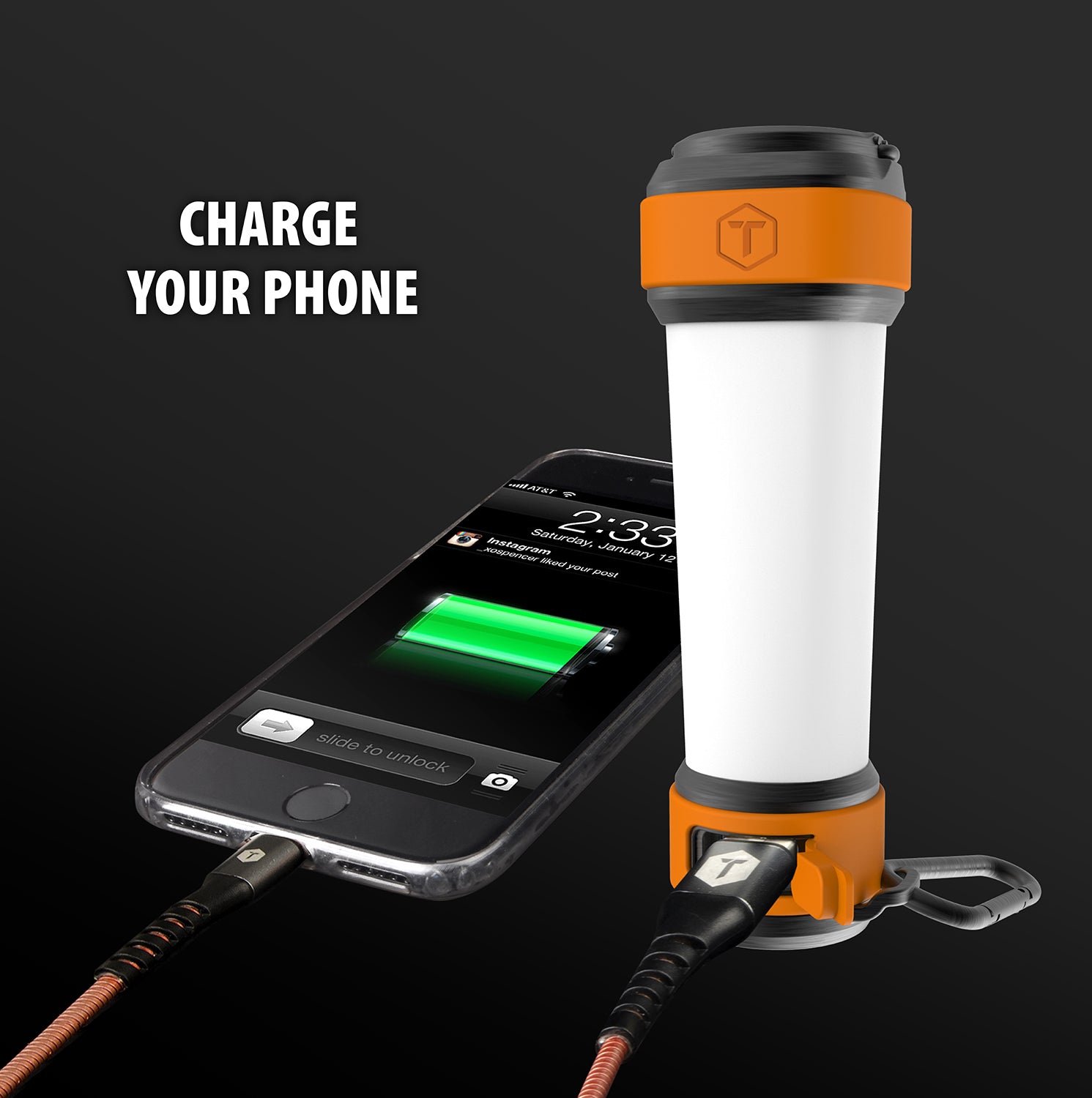 ToughTested TREK - Lantern, Flashlight Portable Charger