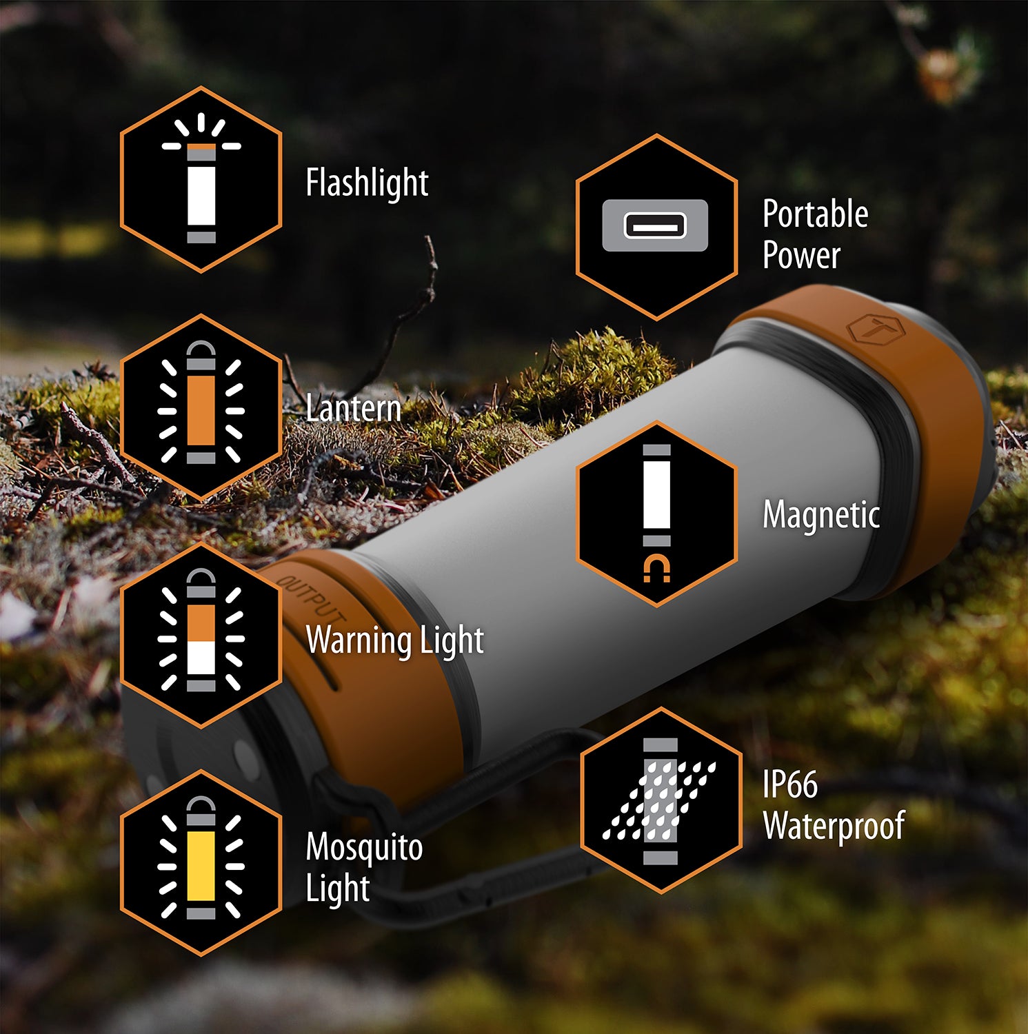 ToughTested TREK - Lantern, Flashlight Portable Charger
