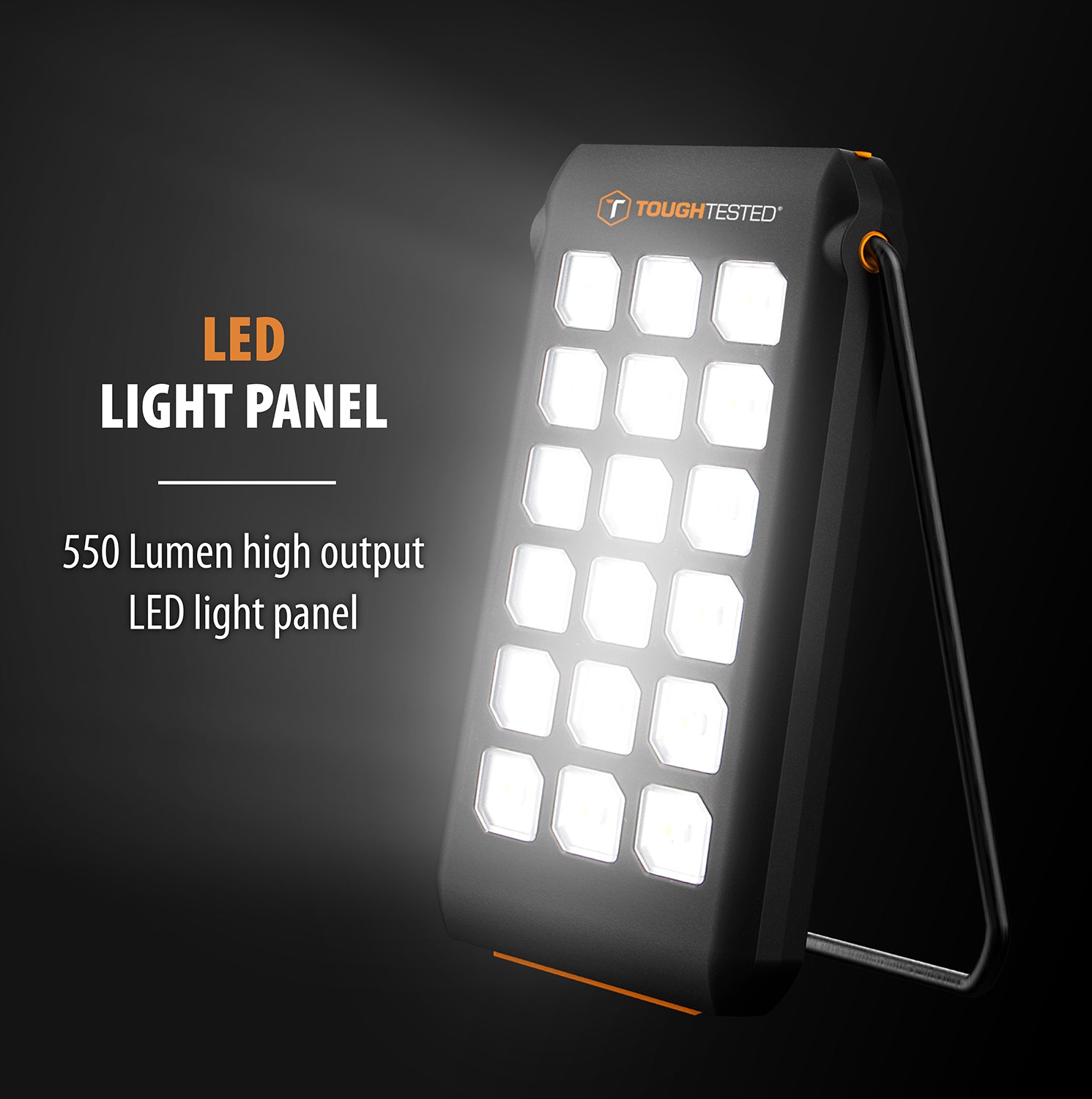 ToughTested 10,000 mAh Solar Charger IP44 Waterproof Rugged Power Bank