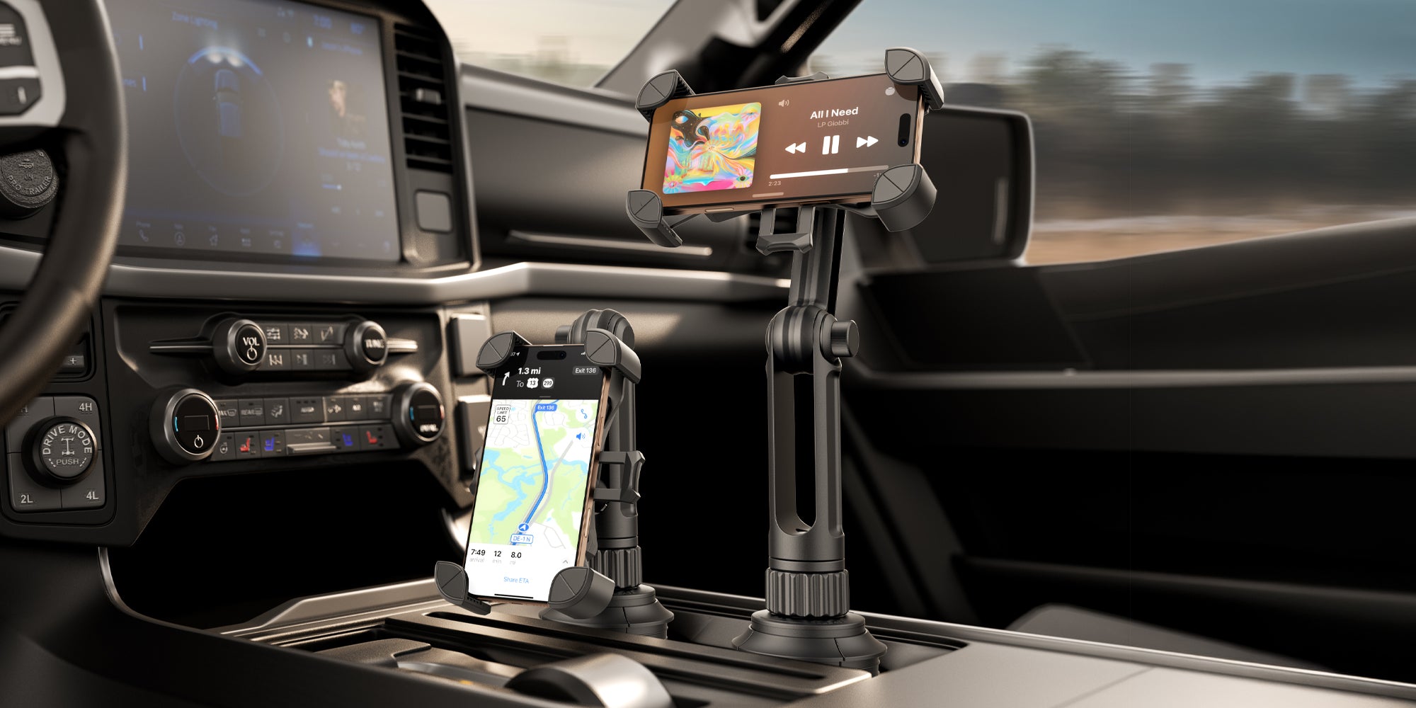 ToughTested Claw Boom Cup Holder Mount