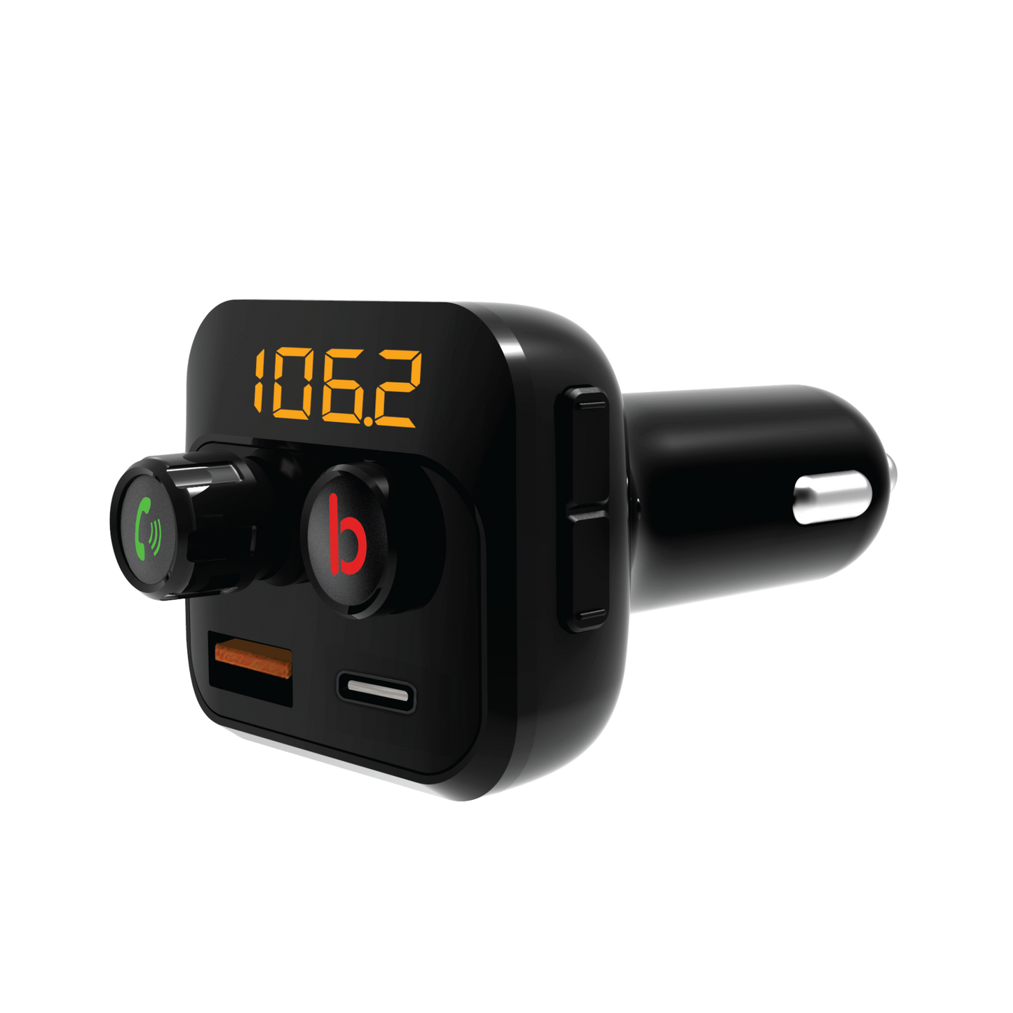 ToughTested Bluetooth FM Transmitter with Bass Boost and Dual USB Charging
