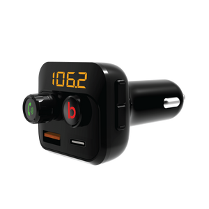 ToughTested Bluetooth FM Transmitter with Bass Boost and Dual USB Charging