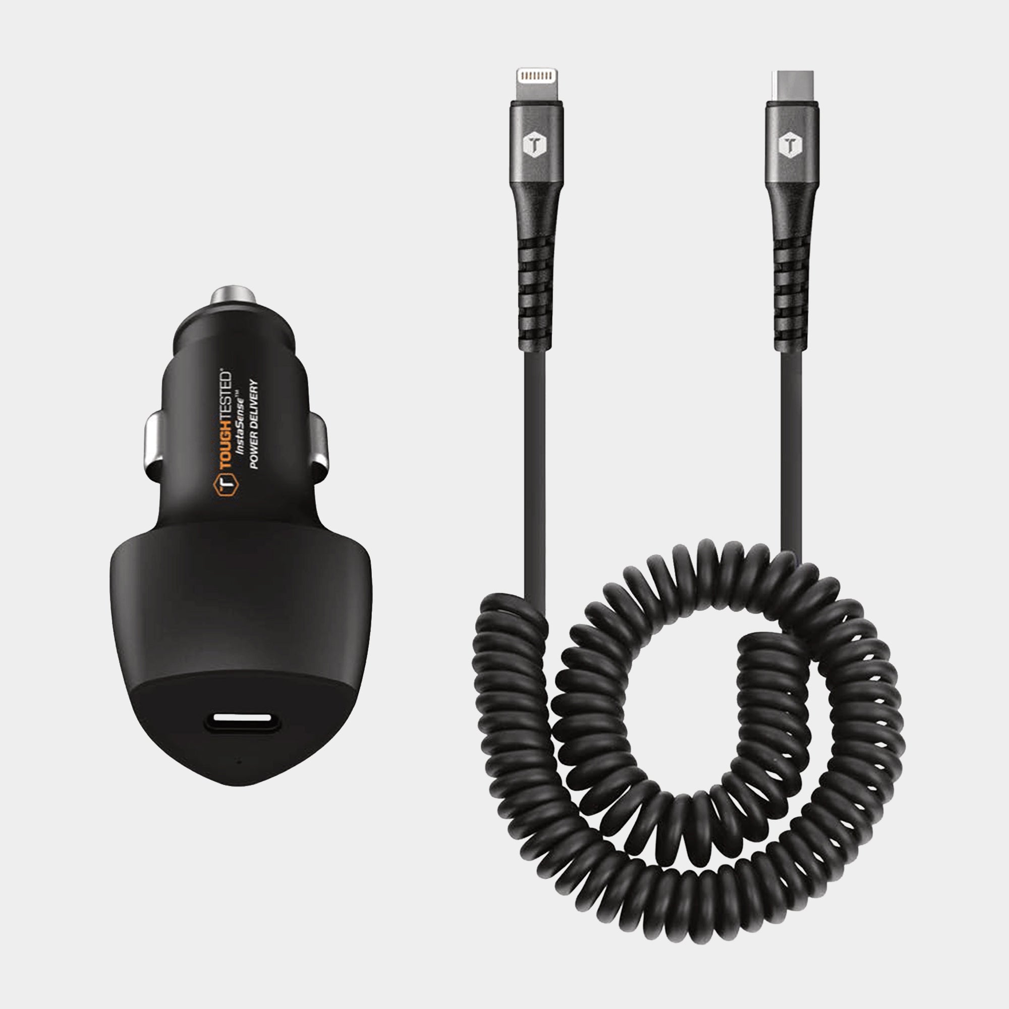 ToughTested 20W PD Car Charger Kit with Lightning Cable