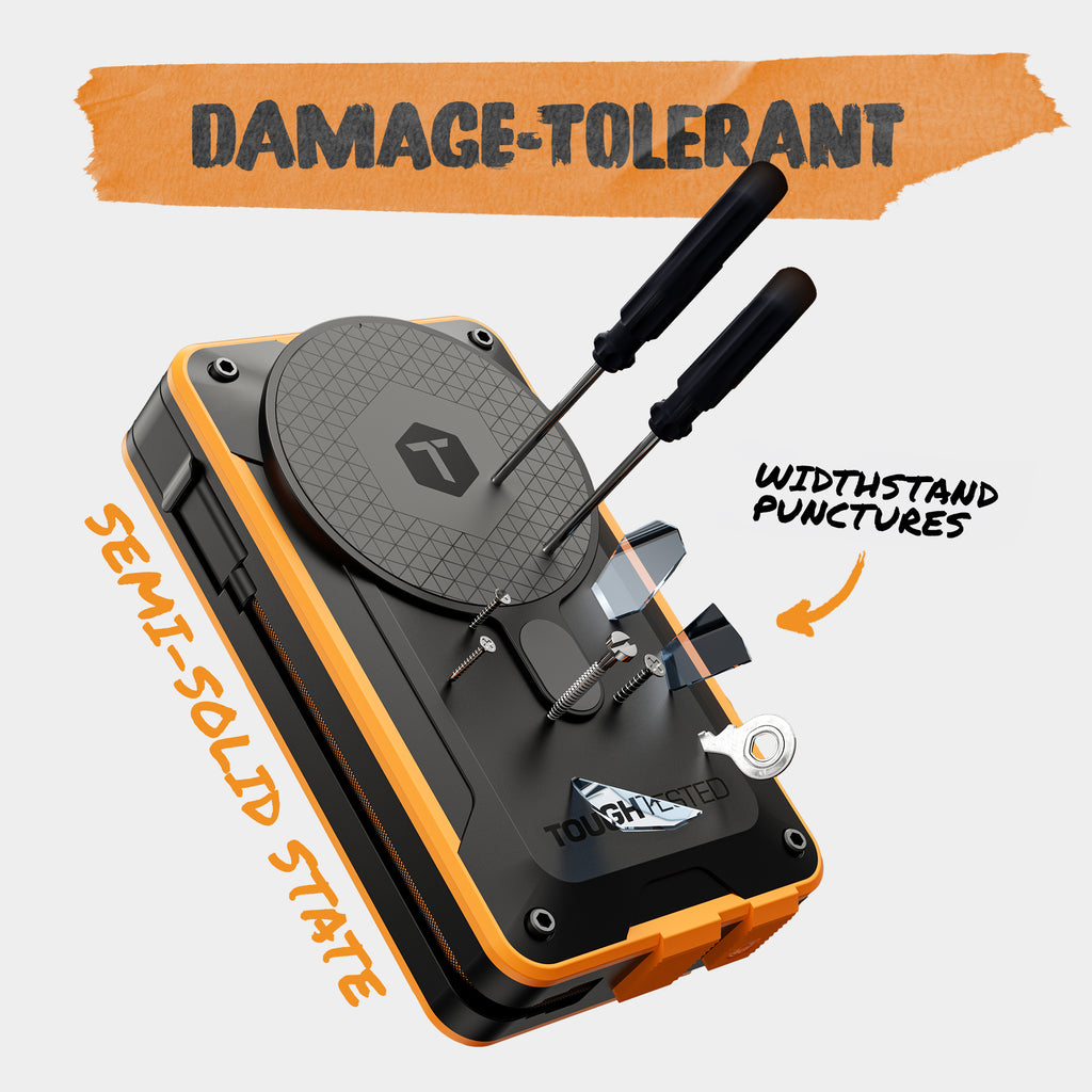 ToughTested THOR 10000mAh AC Semi-Solid State MagTough Power Bank