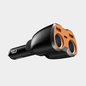 ToughTested Dual 12V Vehicle Power Adapter with USB-C and USB, 150W