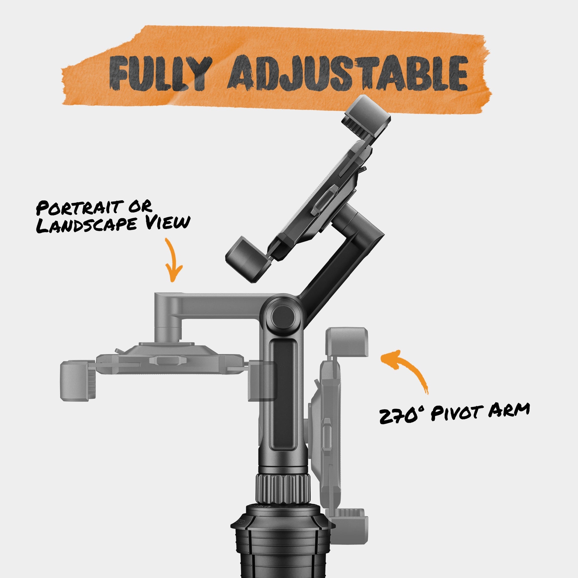 ToughTested Claw Boom Cup Holder Mount