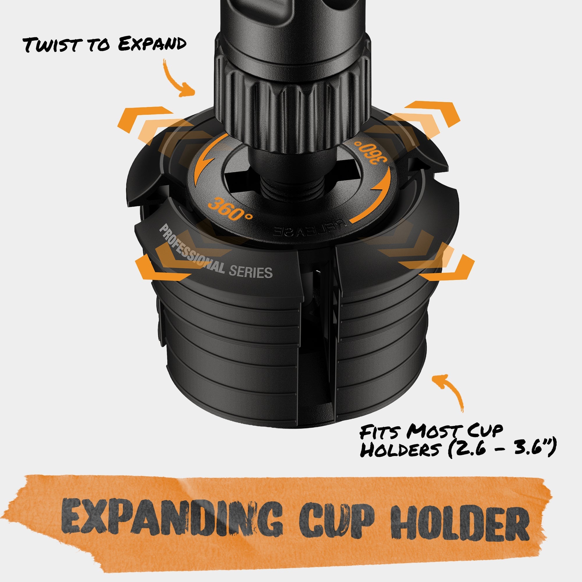 ToughTested Claw Boom Cup Holder Mount