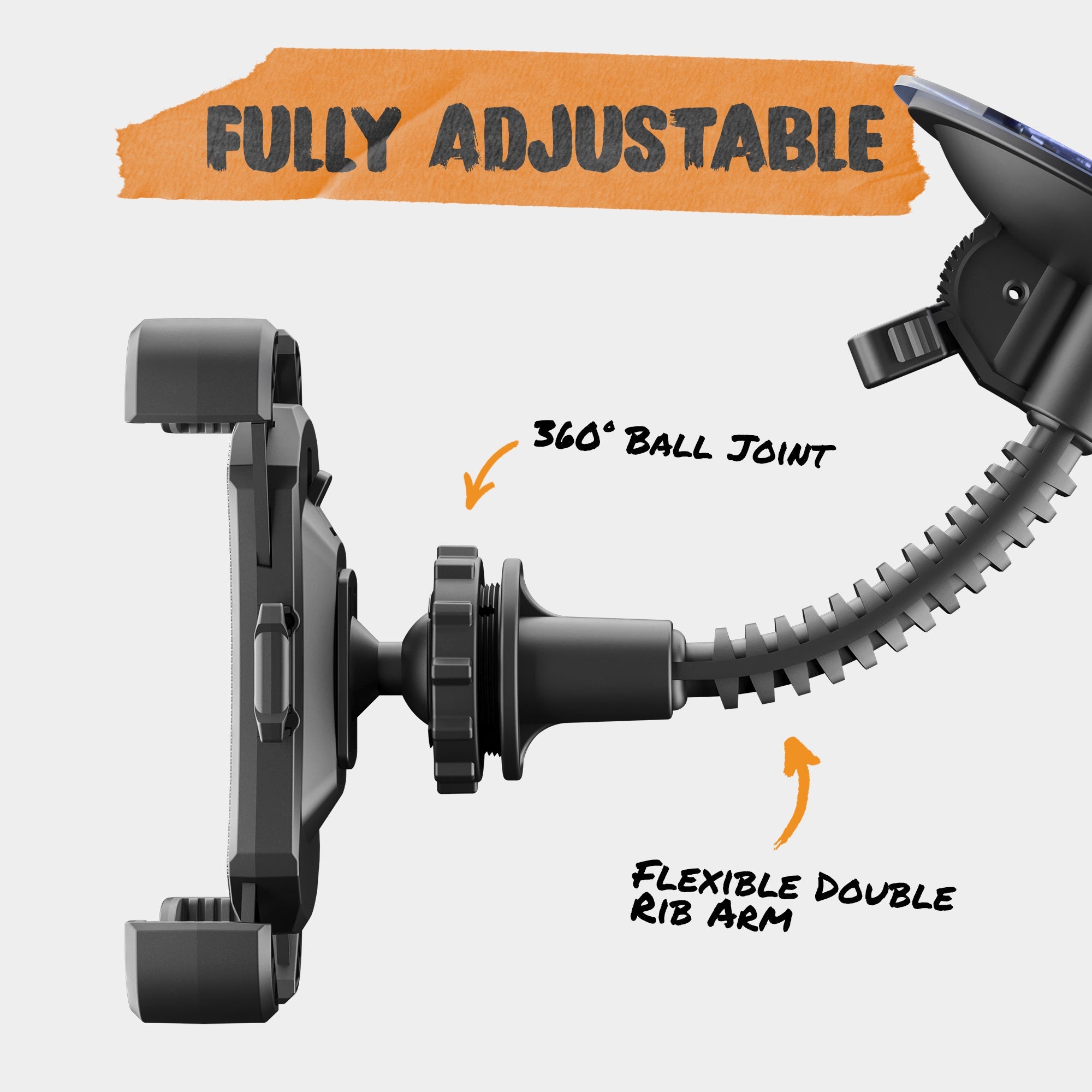ToughTested Mammoth Windshield & Dash Phone Mount
