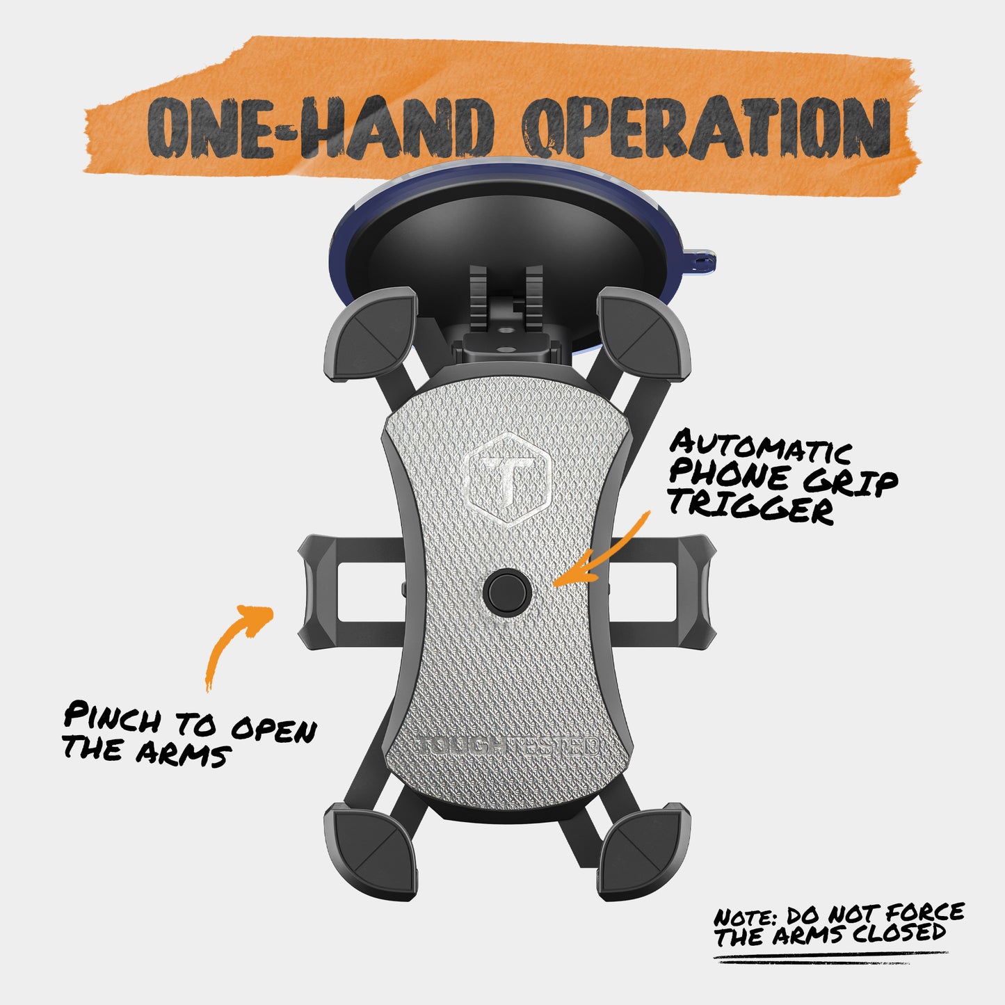 ToughTested Mammoth Windshield & Dash Phone Mount