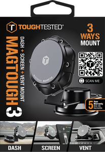 ToughTested MagTough 3-in-1 Phone Mount – Dash, Screen & Vent Mount