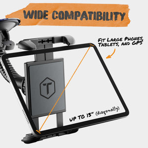 ToughTested Mammoth Windshield Tablet & GPS Mount
