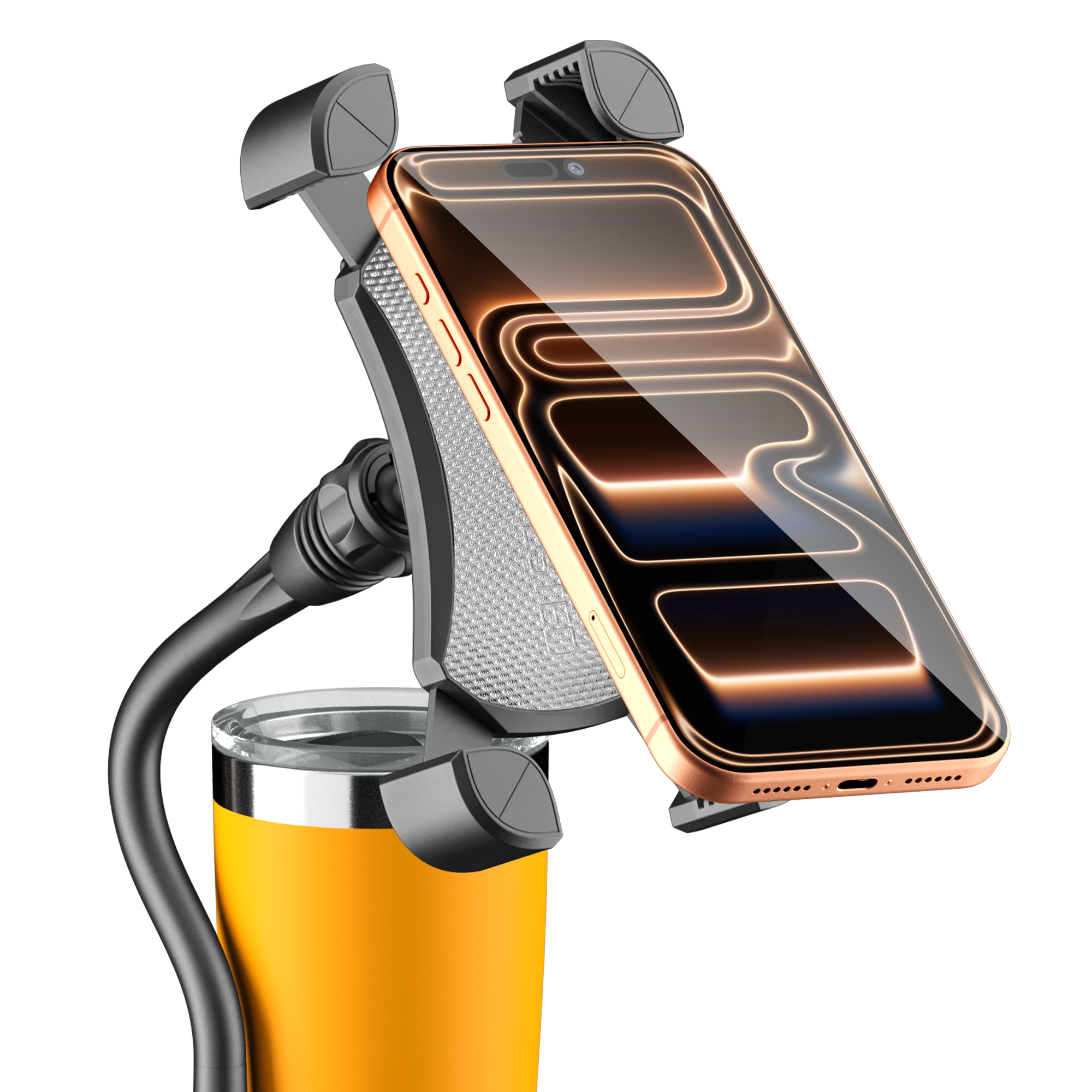 2-IN-1 CUP HOLDER & PHONE MOUNT