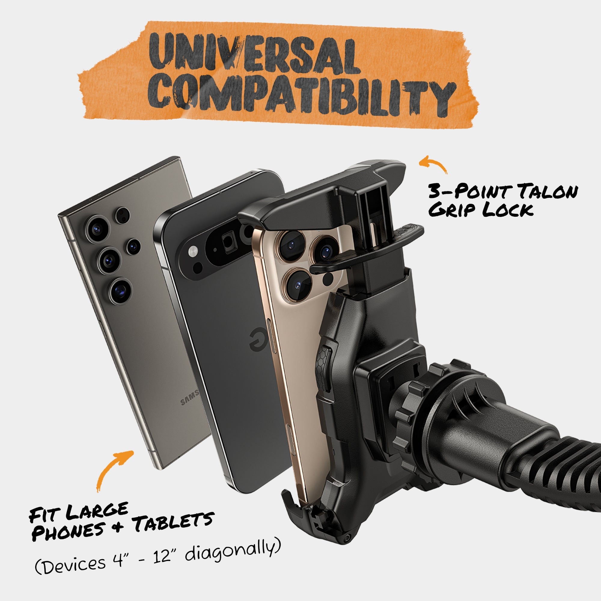 ToughTested Talon Mammoth Windshield Phone & Tablet Mount
