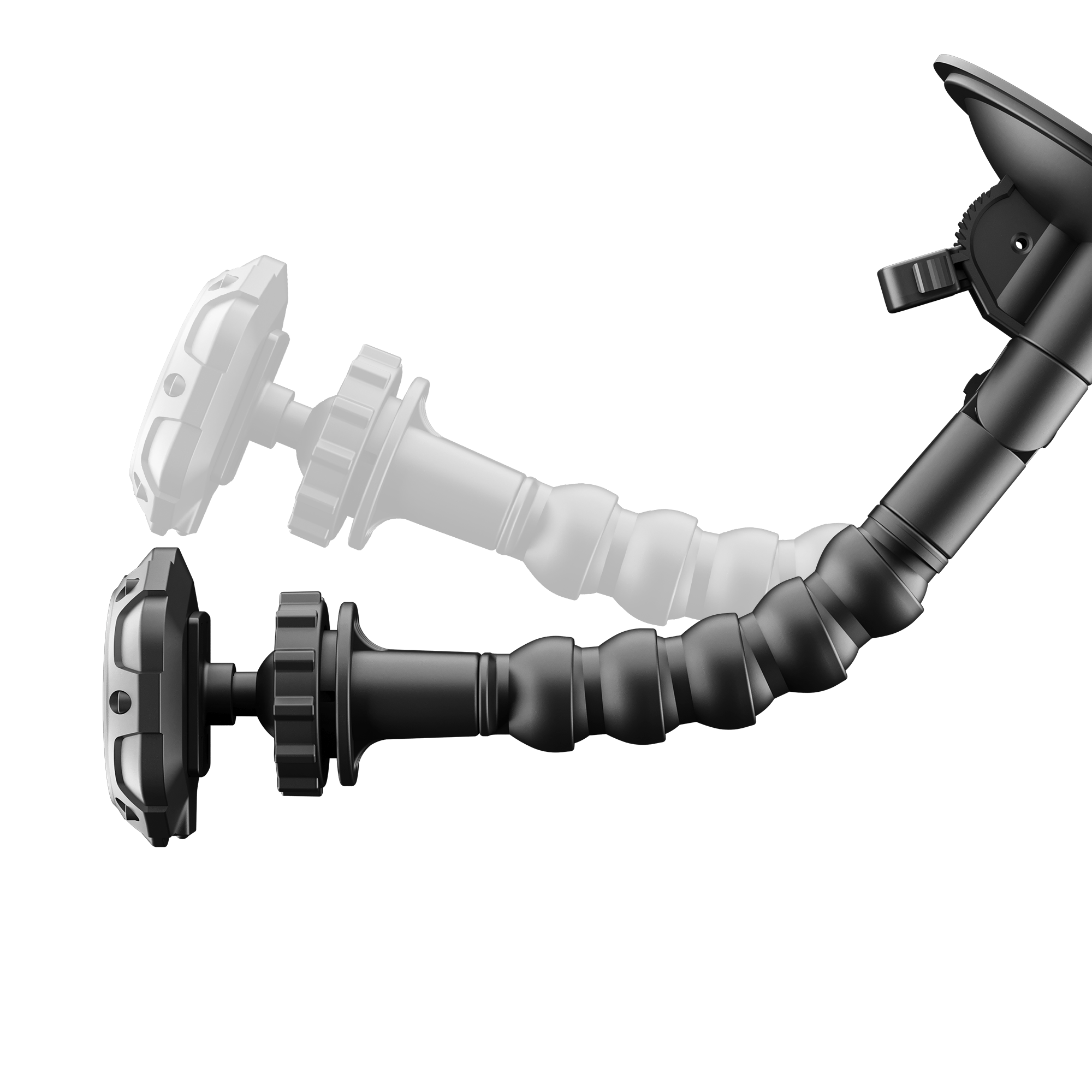 FULLY ADJUSTABLE DOUBLE-RIBBED ARM