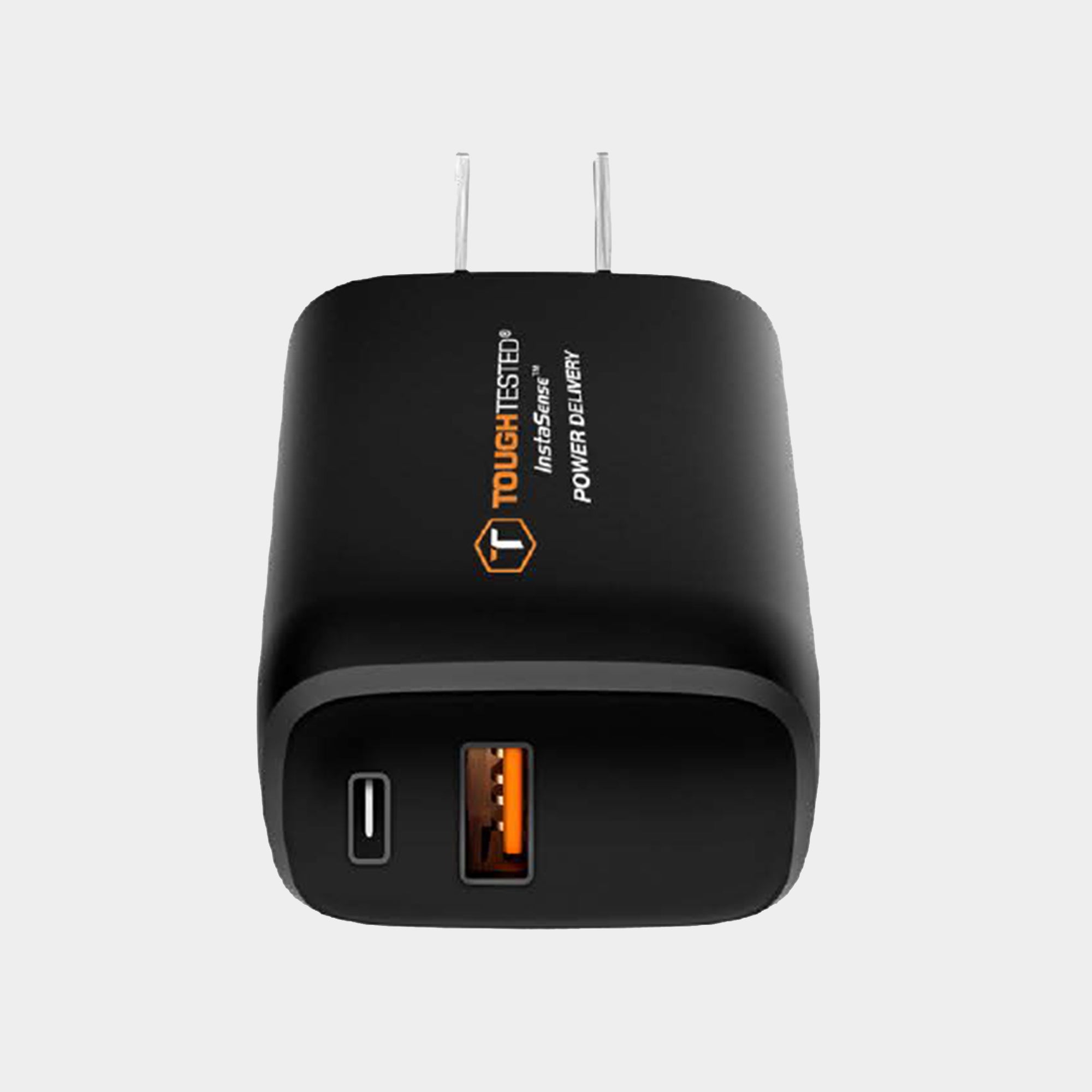 Powershare 20W Dual USB wall charger, USB-C + USB A