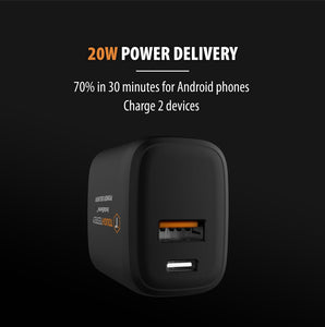 ToughTested 20W PD Wall Charger Kit with USB-C Cable