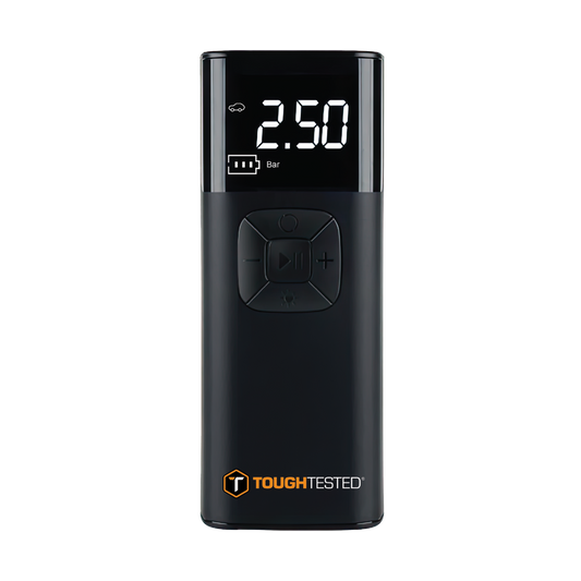 ToughTested Portable Tire Inflator & Power Bank, 150 PSI, 4000mAh