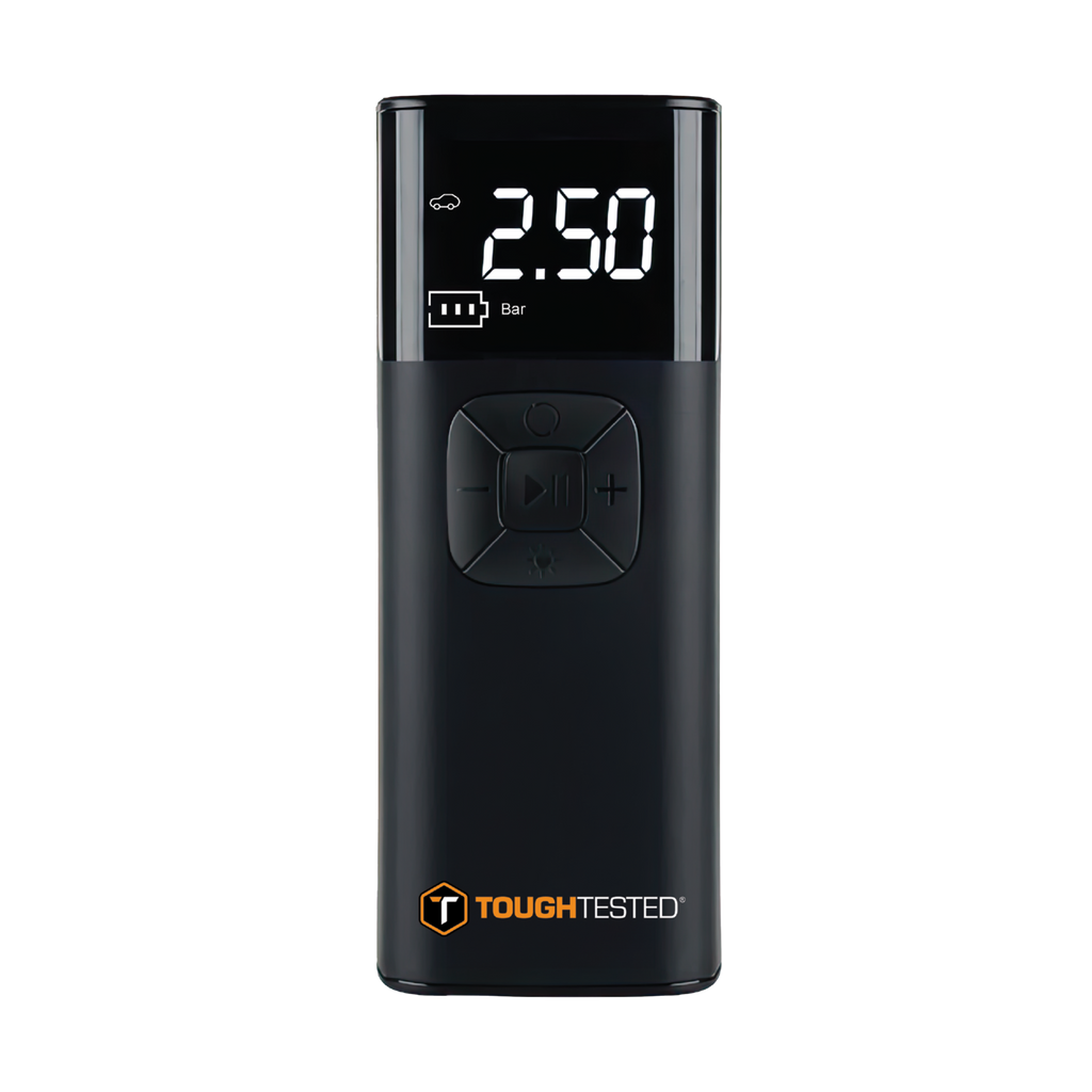 ToughTested Portable Tire Inflator & Power Bank, 150 PSI