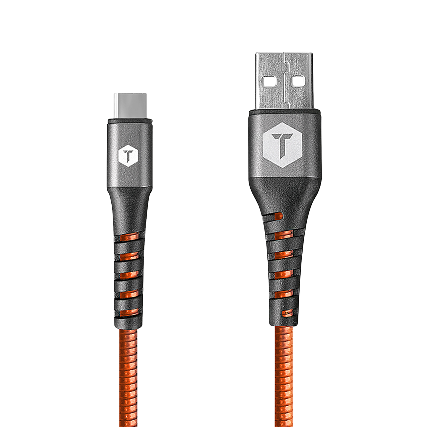 ToughTested Armor Flex 2 ft USB-C to USB-A Cable