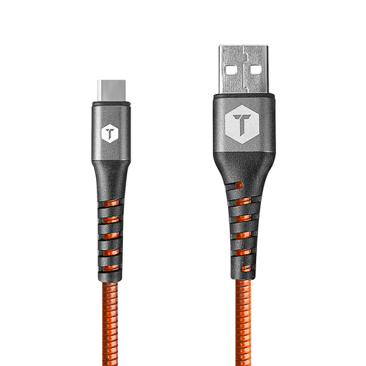 ToughTested Armor Flex 2 ft USB-C to USB-A Cable