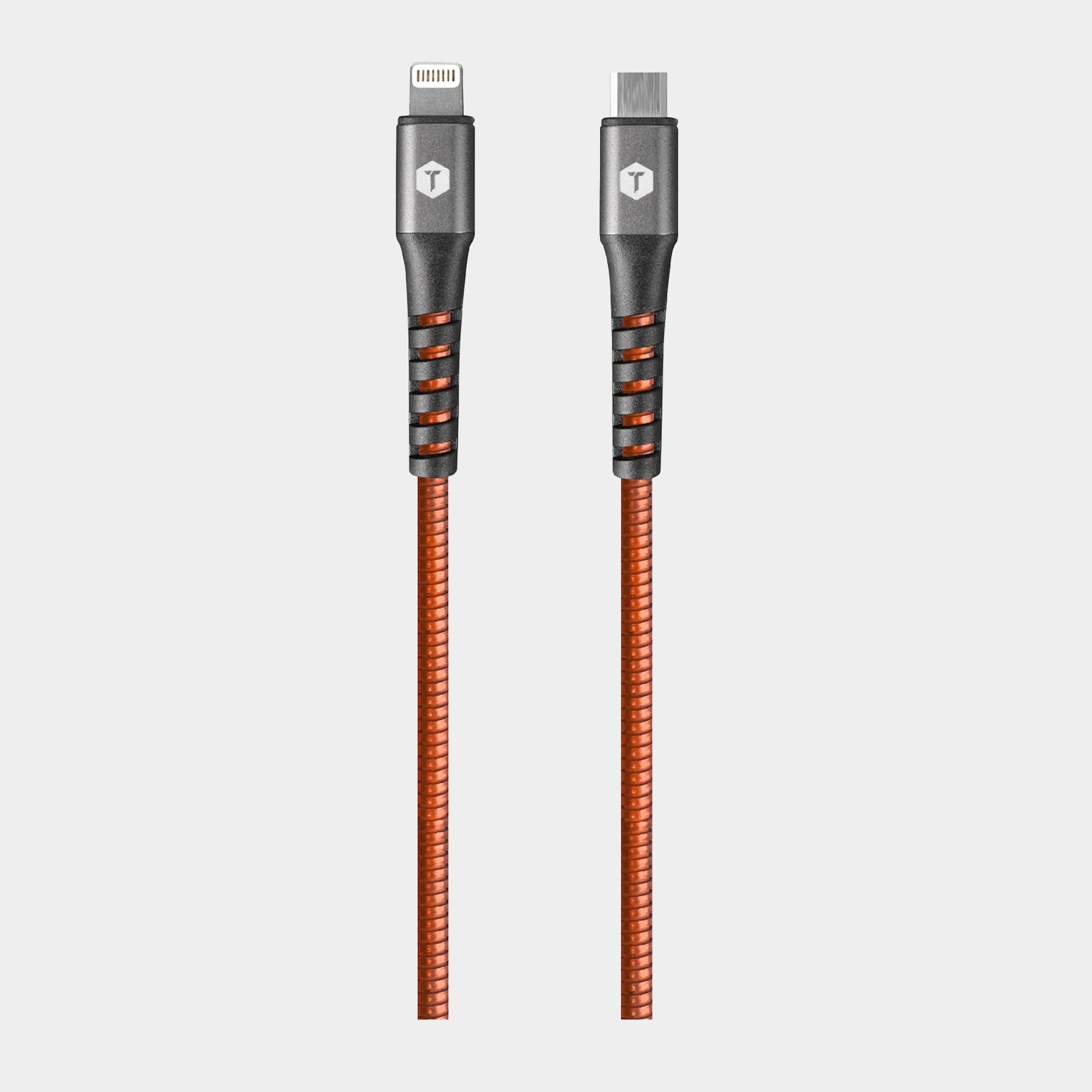ToughTested Armor Flex 2 ft Lightning to USB-C Cable