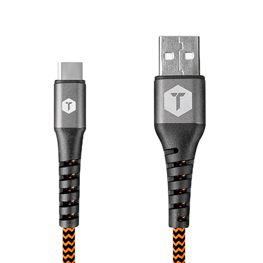 ToughTested 6 ft USB-C to USB-A Durable Braided Cable